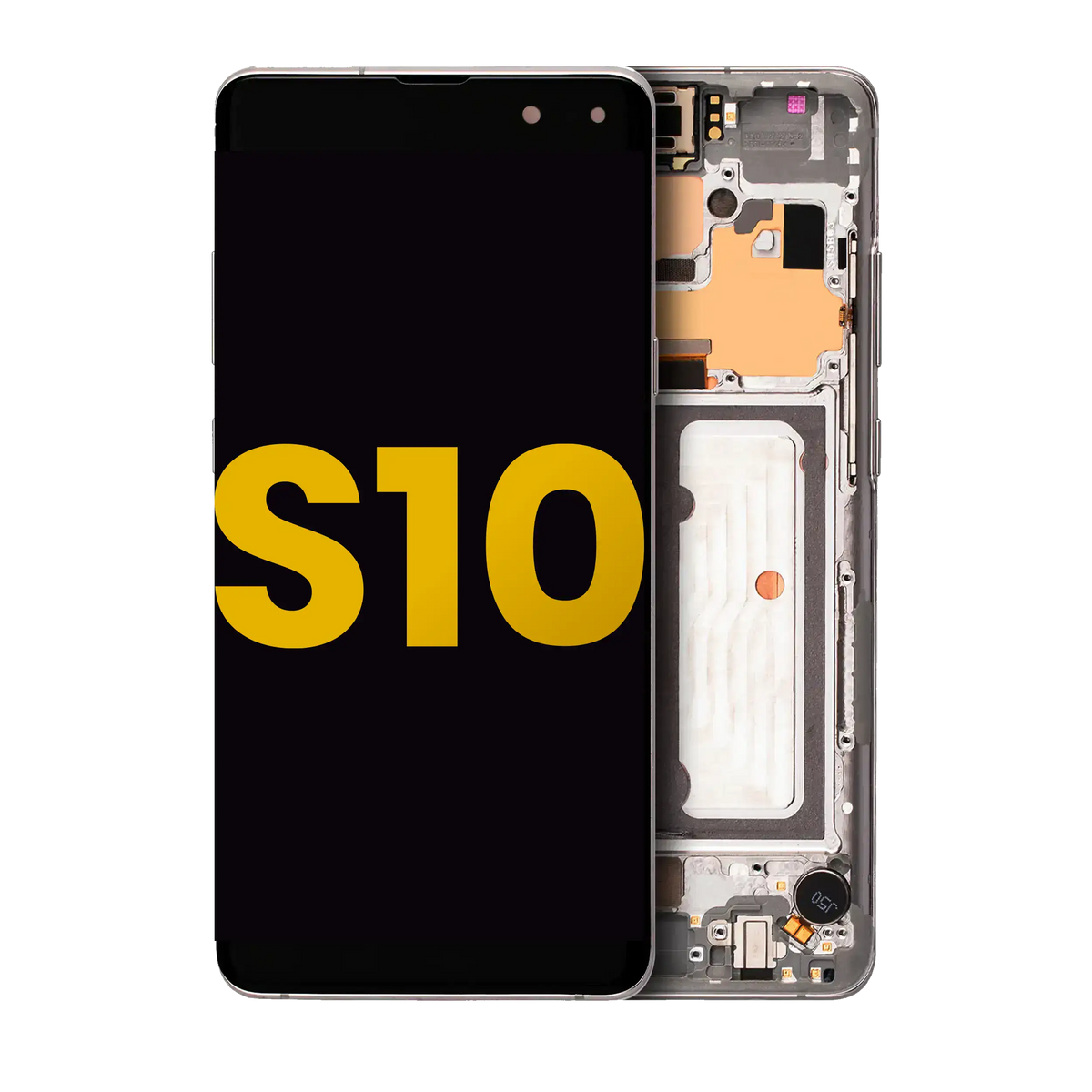 Samsung Galaxy S10 5G OEM Refurbished screen with frame Crown Silver