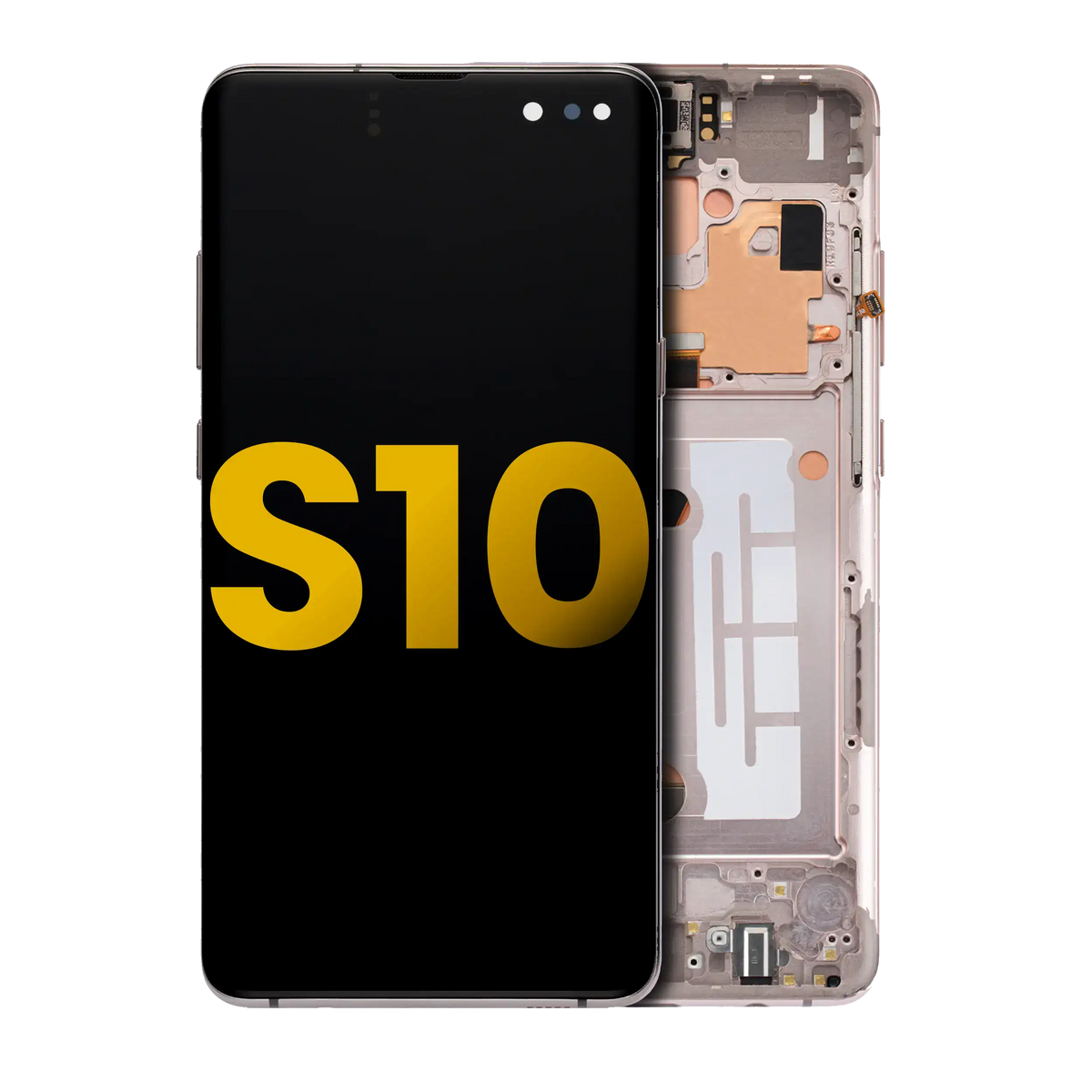 Samsung Galaxy S10 5G OEM Refurbished screen with frame Royal Gold