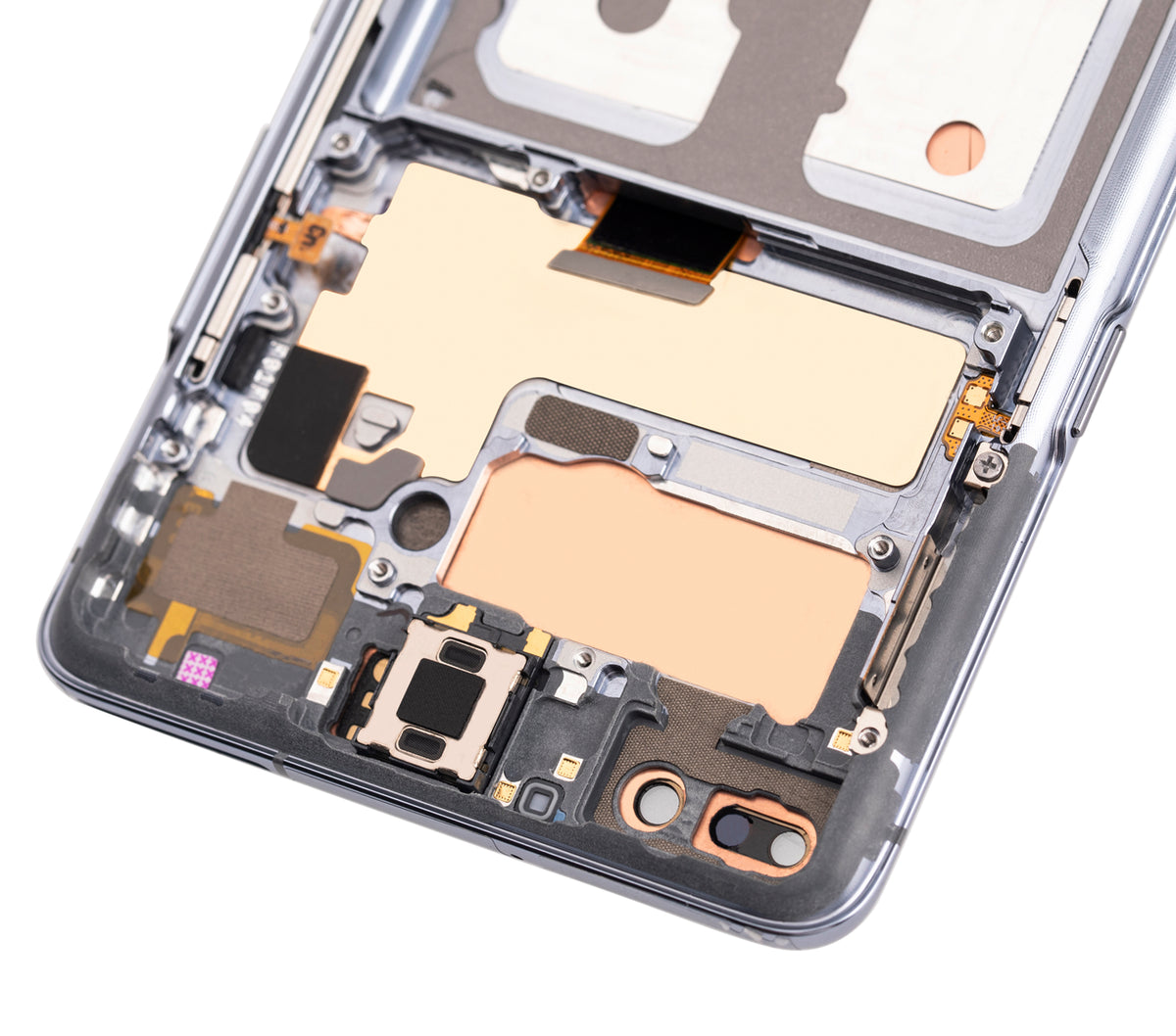 Samsung Galaxy S10 5G OEM Refurbished screen with frame Majestic Black