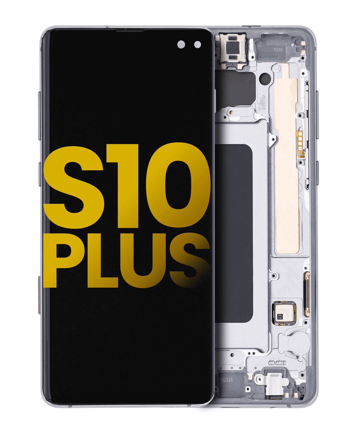 Samsung Galaxy S10 Plus OEM Refurbished screen with frame Prism / Ceramic Black