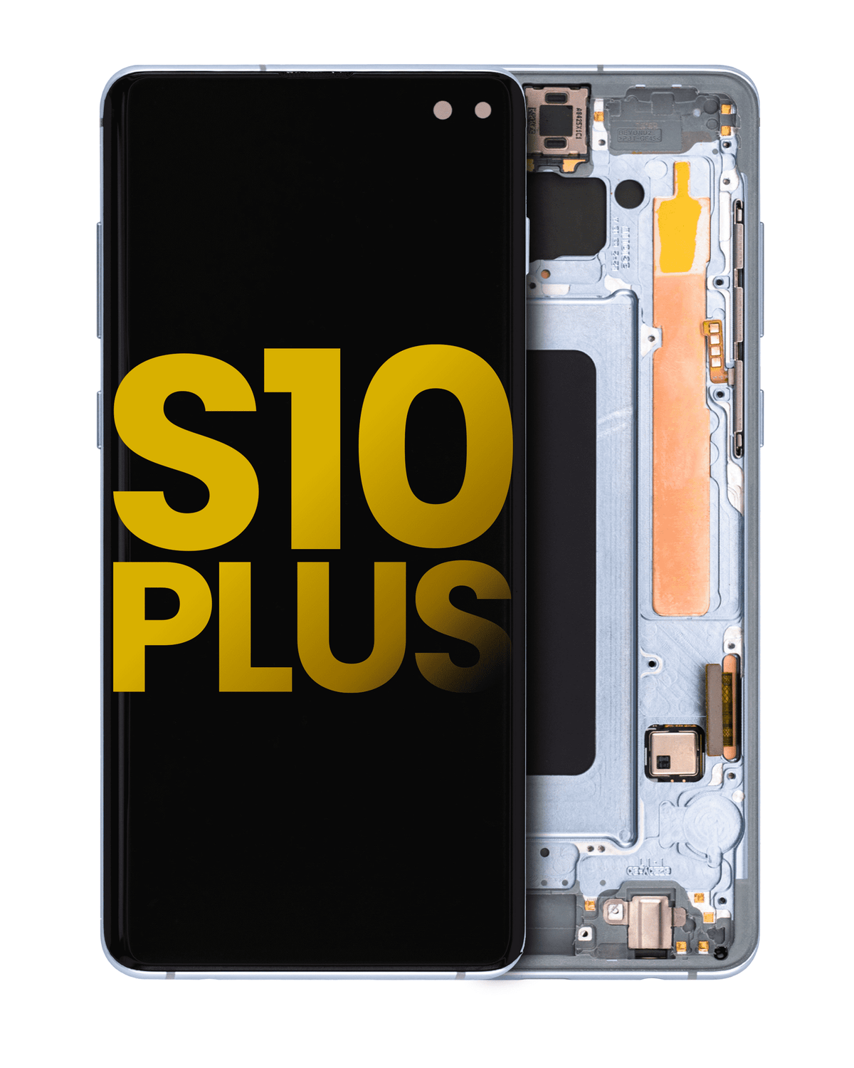 Samsung Galaxy S10 Plus OEM Refurbished screen with frame Prism Blue