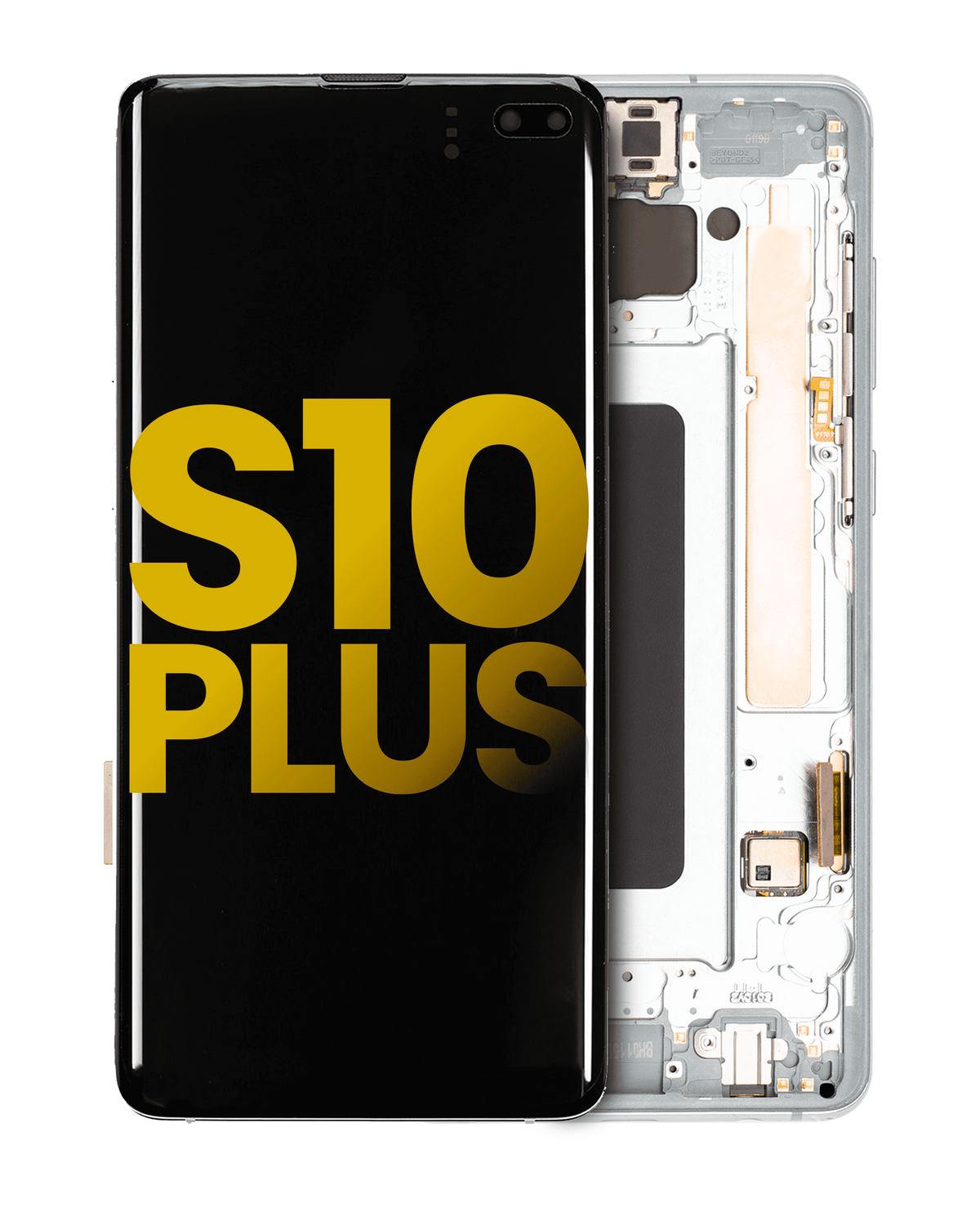 Samsung Galaxy S10 Plus OEM Refurbished screen with frame Prism Green
