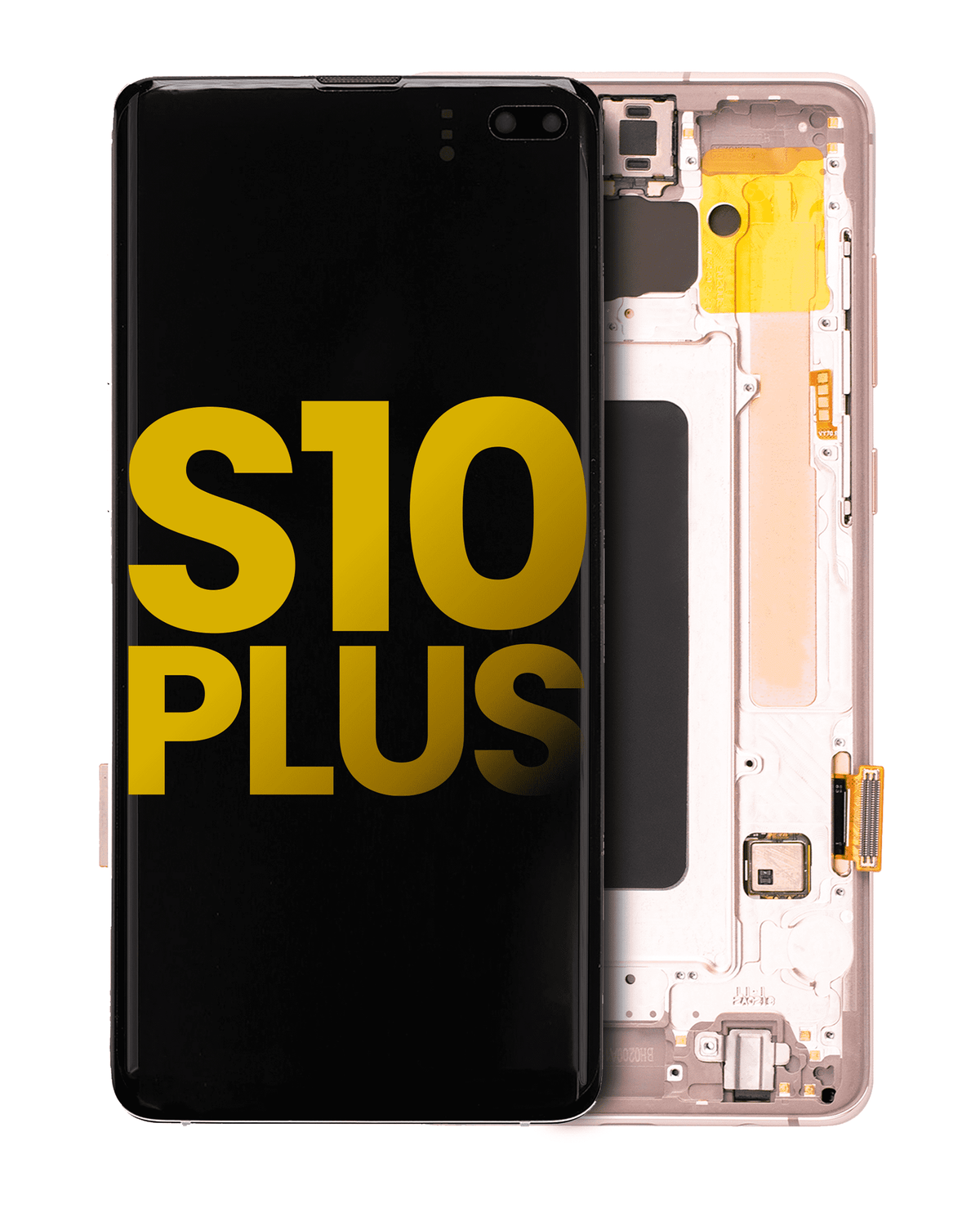 Samsung Galaxy S10 Plus OEM Refurbished screen with frame Flamingo Pink