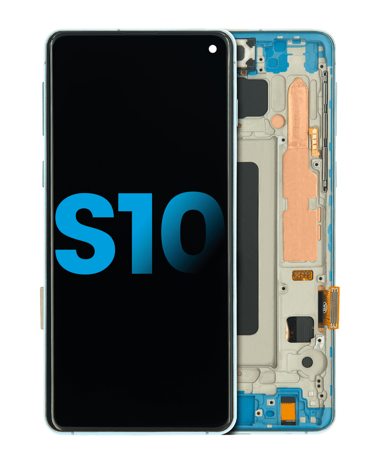 Samsung Galaxy S10 TFT screen with frame Prism Blue