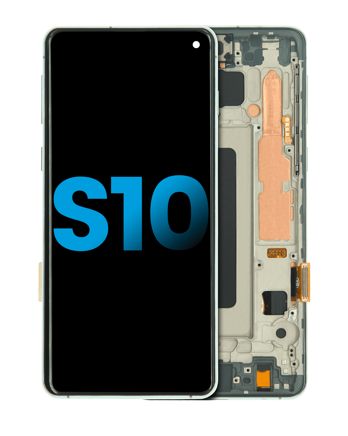 Samsung Galaxy S10 TFT screen with frame Prism Green