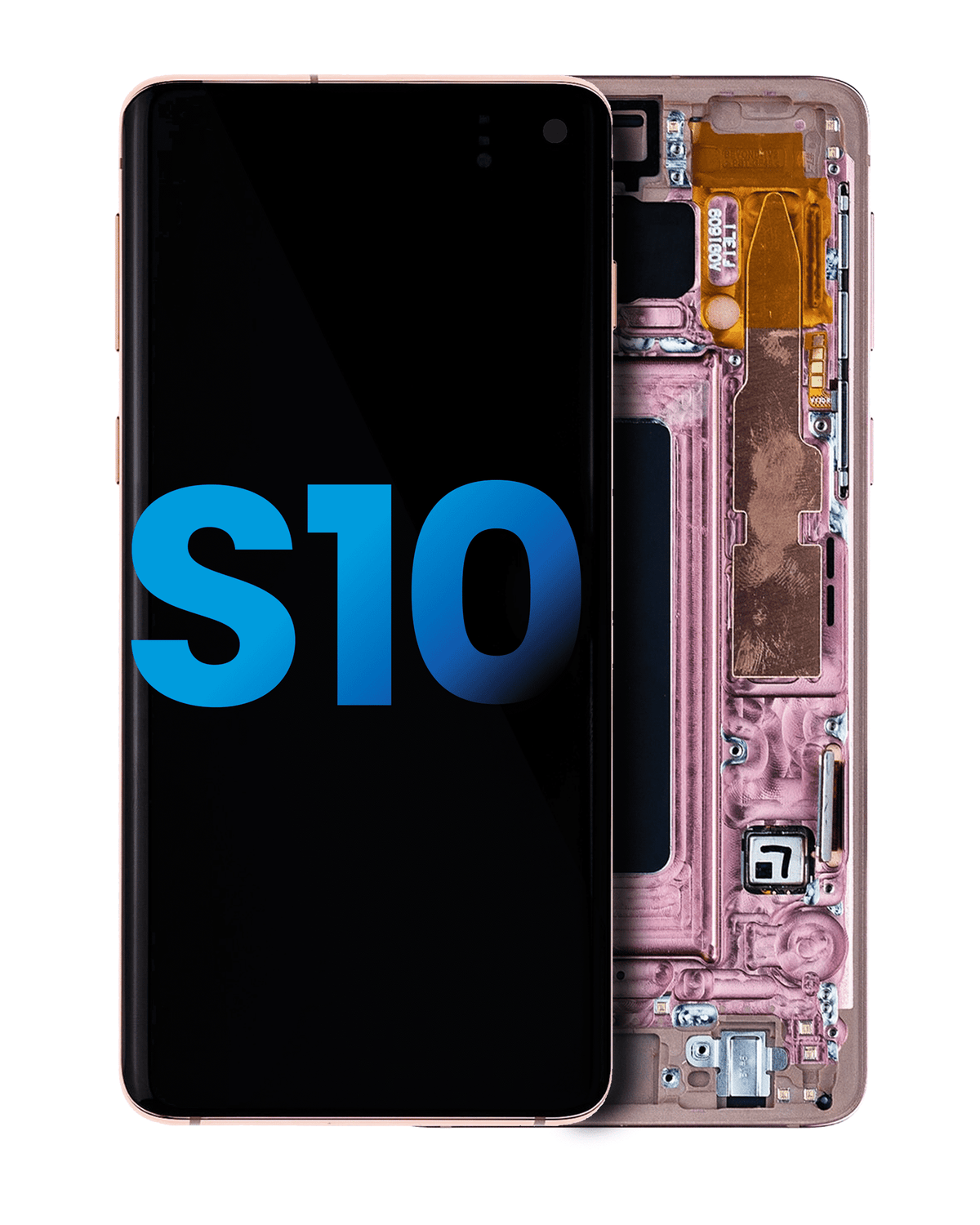 Samsung Galaxy S10 TFT screen with frame Flamingo Pink