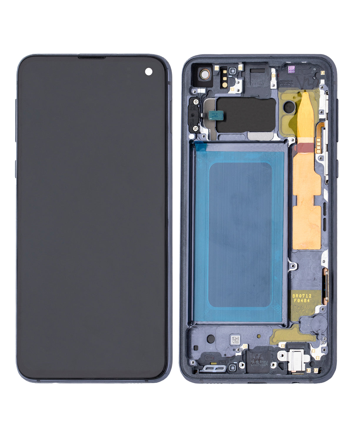 Samsung Galaxy S10e OEM Refurbished screen with frame Prism Black