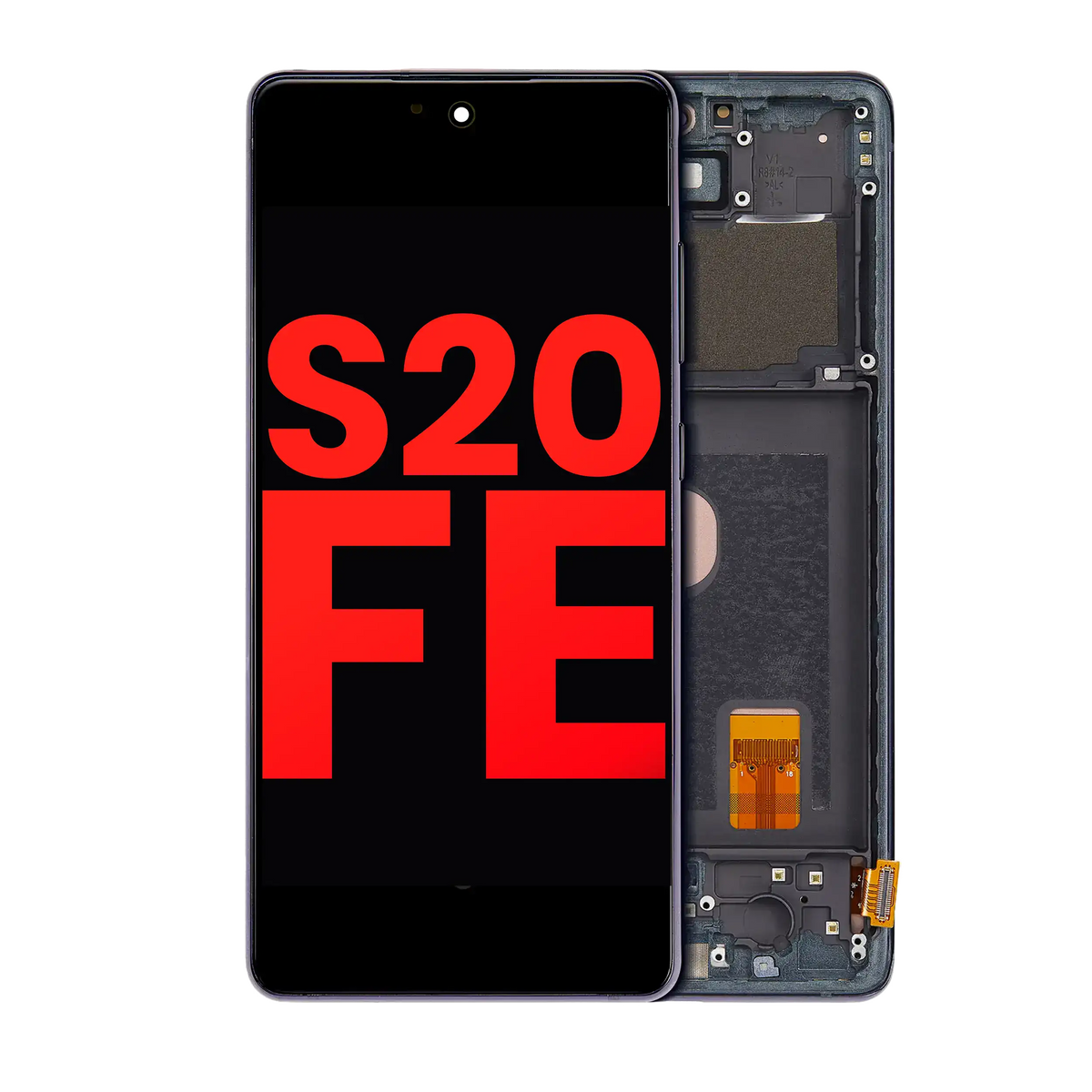 Samsung Galaxy S20 FE Aftermarket screen with frame Cloud Navy