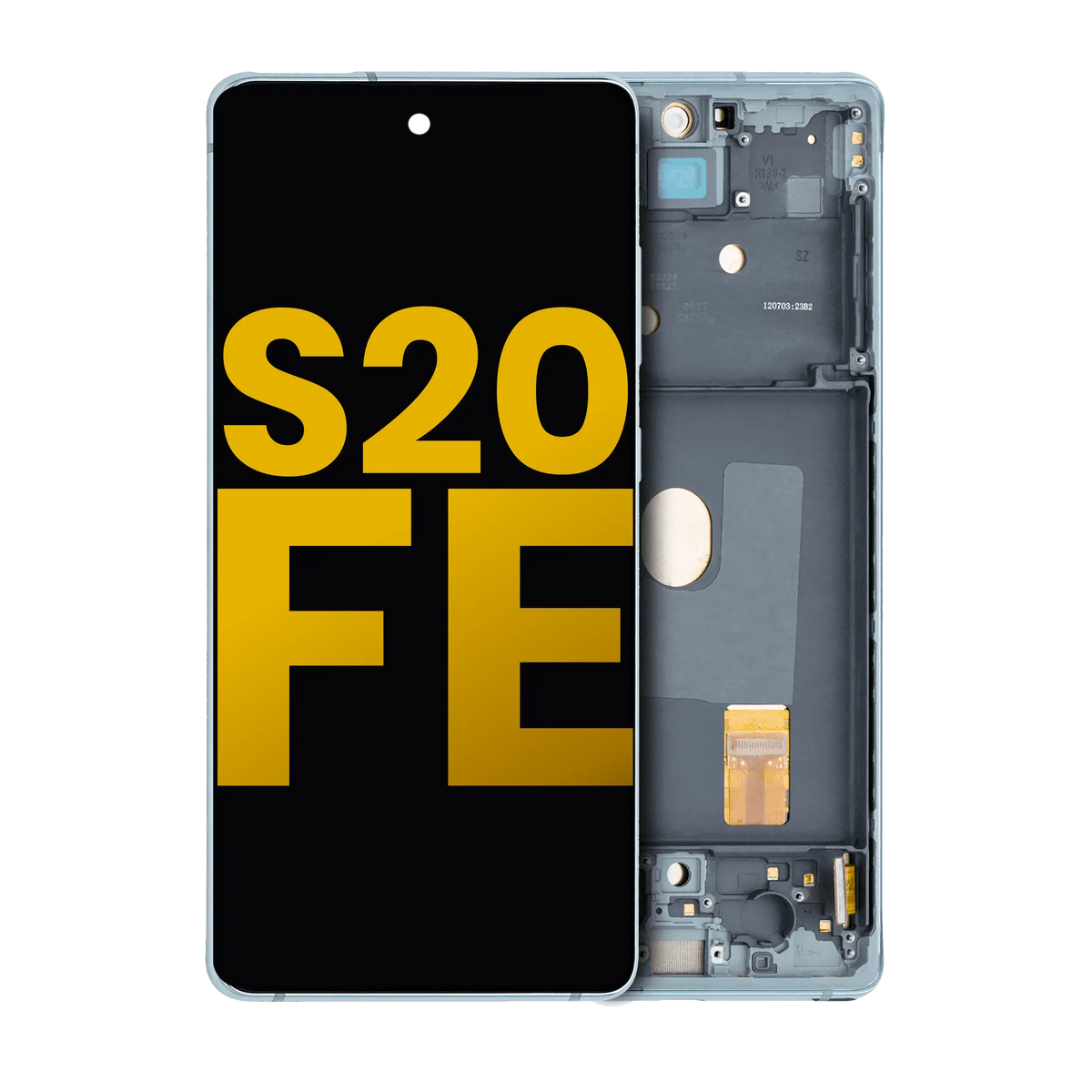 Samsung Galaxy S20 FE OEM Refurbished screen with frame Cloud Mint