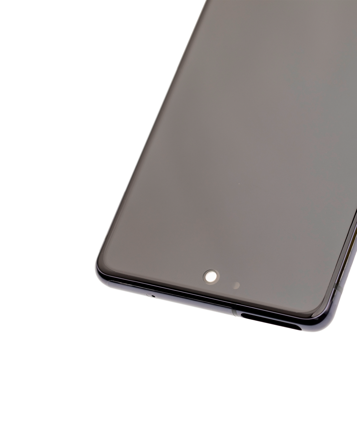 Samsung Galaxy S20 FE OEM Refurbished screen with frame Cloud Navy detail