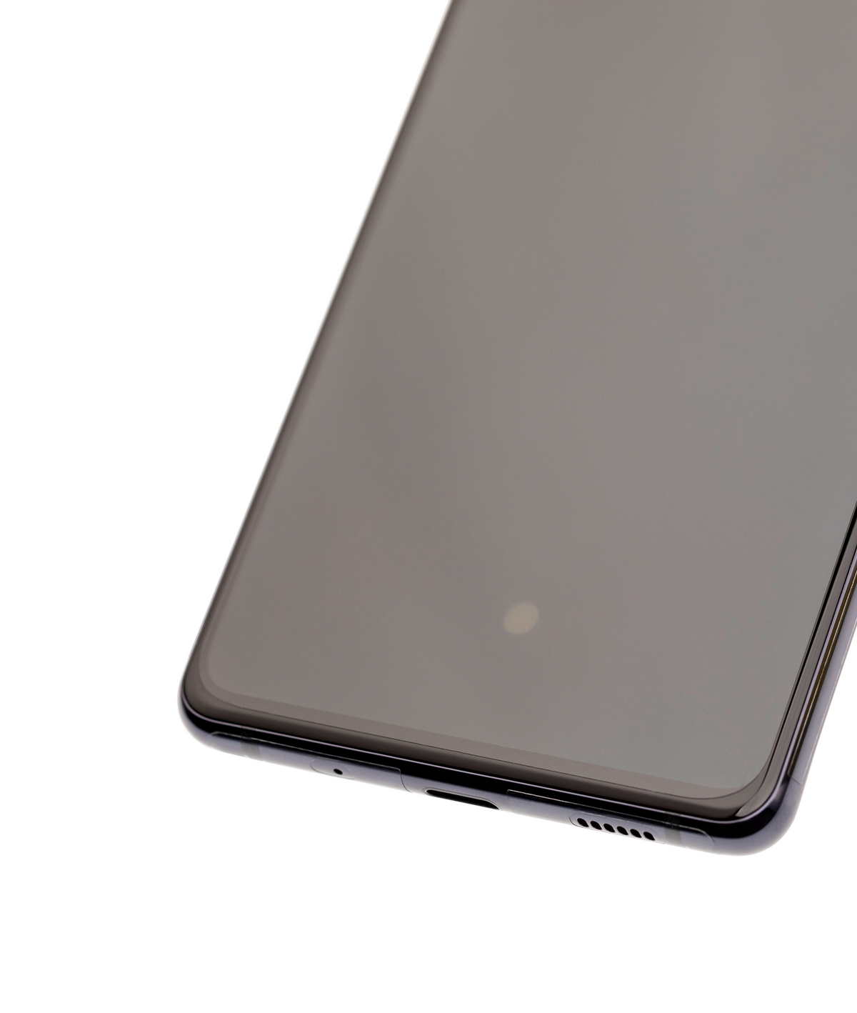 Samsung Galaxy S20 FE OEM Refurbished screen with frame Cloud Navy detail