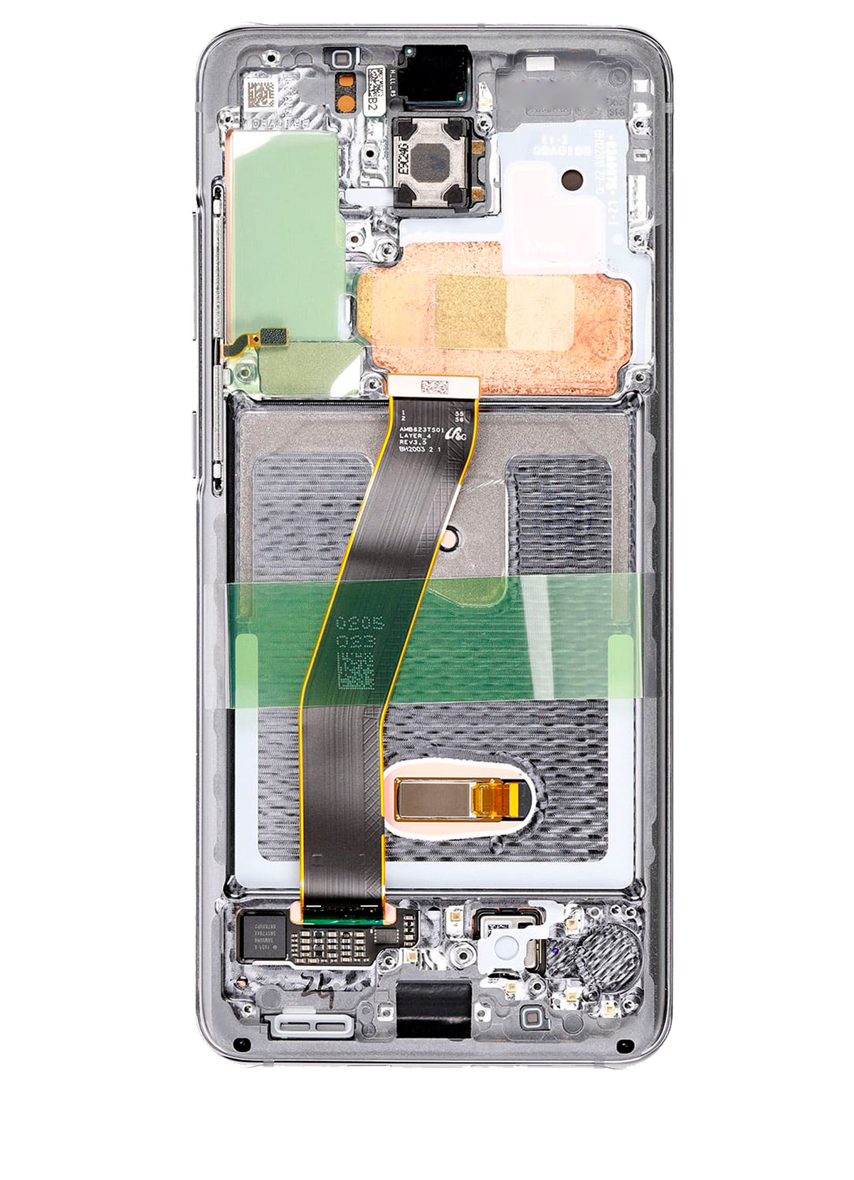 Samsung Galaxy S20 Non-Verizon OEM Refurbished screen with frame Cosmic Black