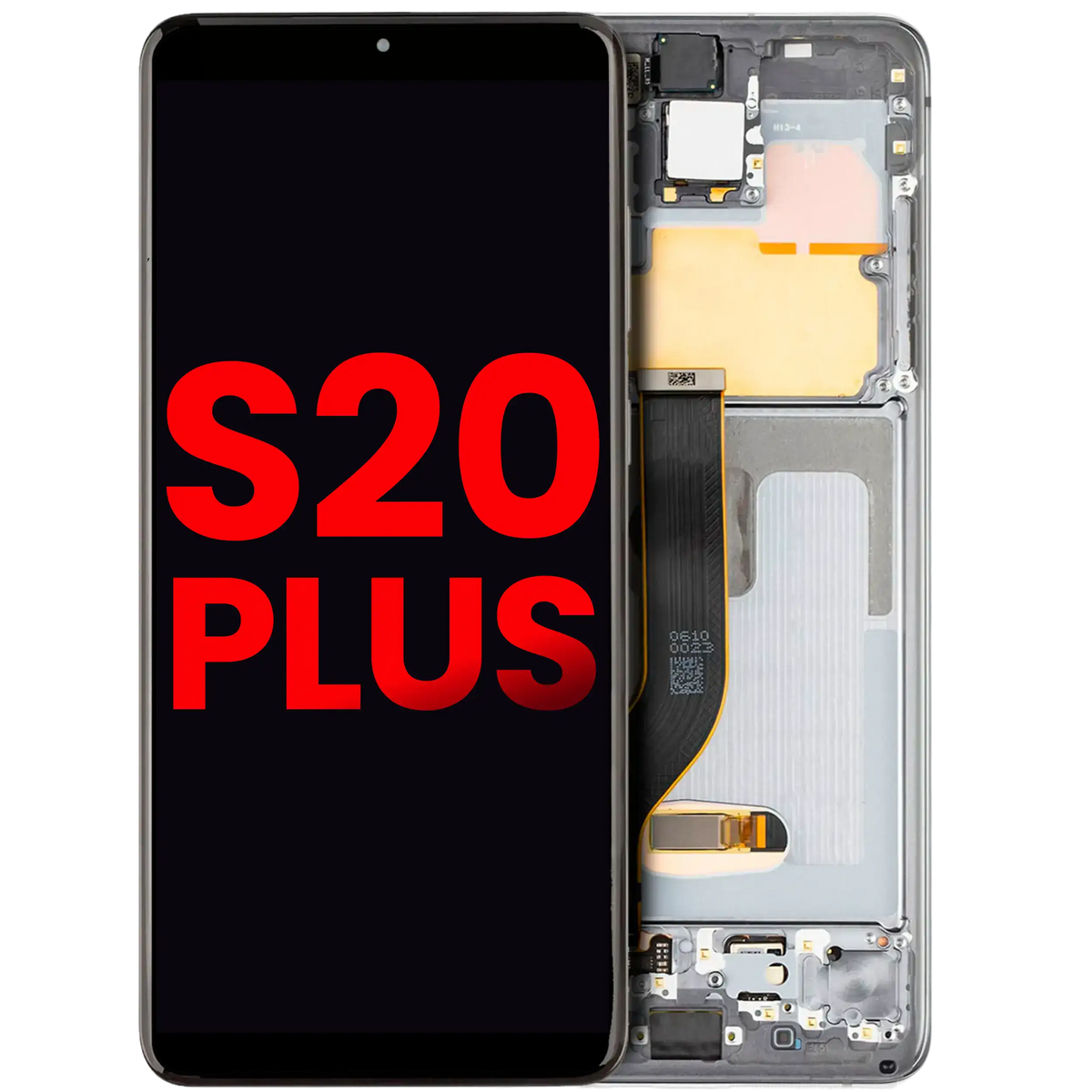 Samsung Galaxy S20 Plus Aftermarket screen with frame Cosmic Gray