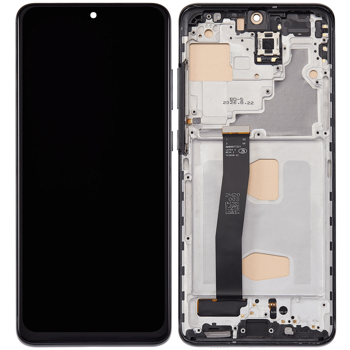 Samsung Galaxy S20 Ultra Incell screen with frame Cosmic Black
