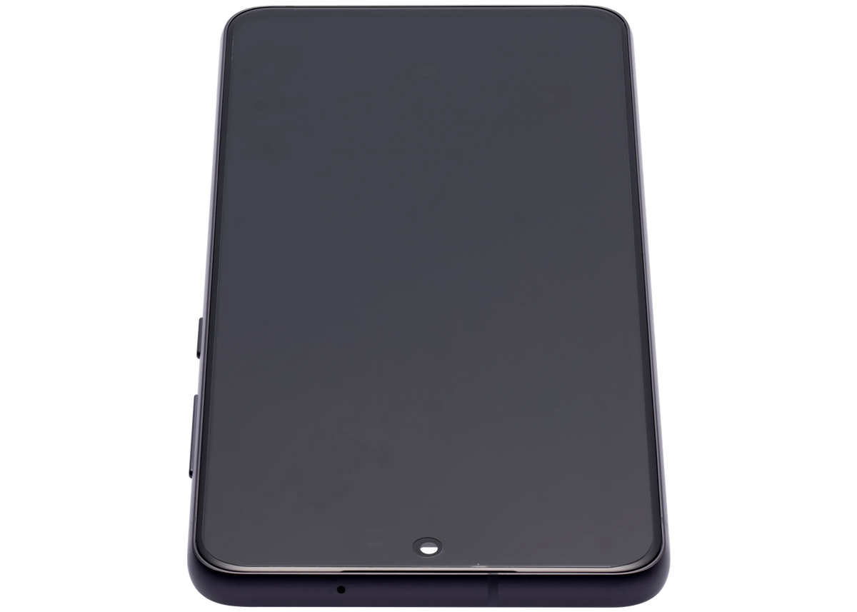 Samsung Galaxy S21 FE Aftermarket 120Hz screen with frame Graphite detail