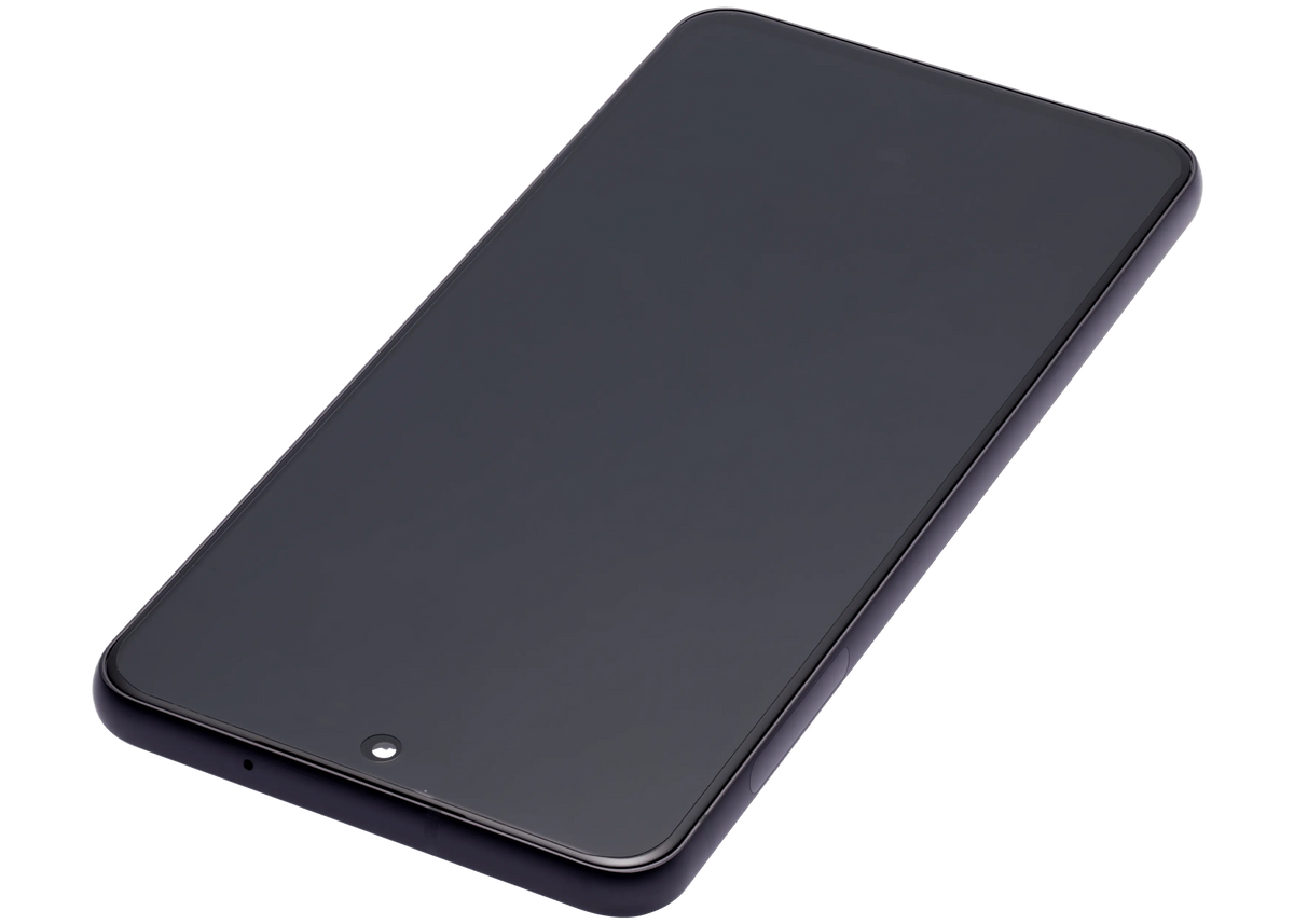 Samsung Galaxy S21 FE Aftermarket 120Hz screen with frame Graphite detail