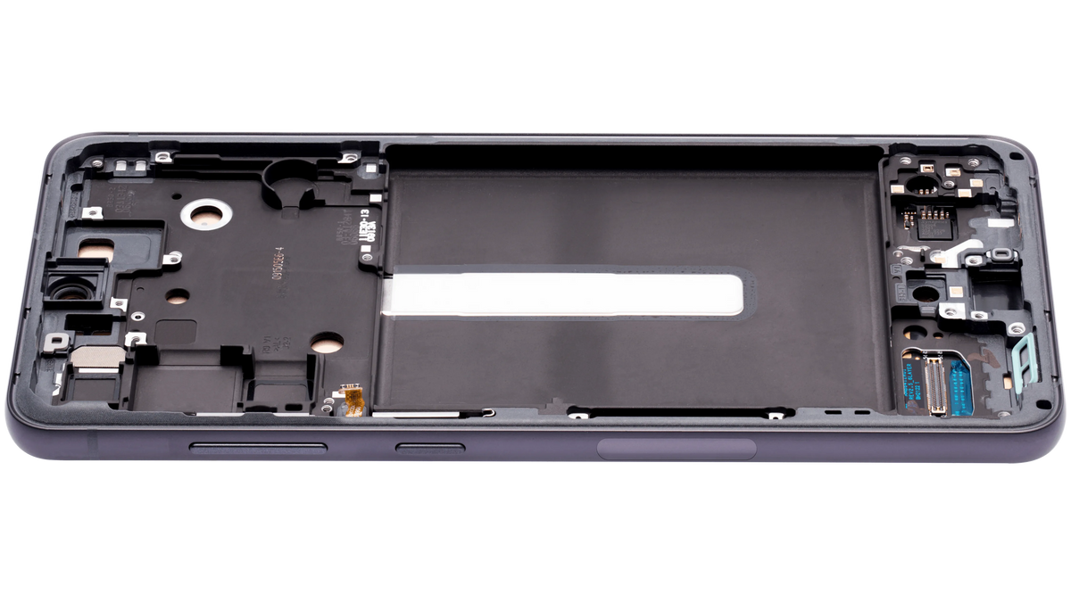 Samsung Galaxy S21 FE Aftermarket 120Hz screen with frame Graphite detail