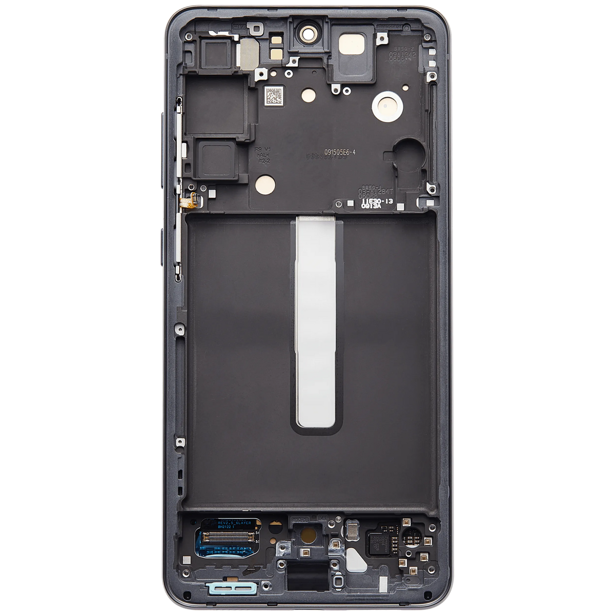 Samsung Galaxy S21 FE Aftermarket 120Hz screen with frame Graphite detail