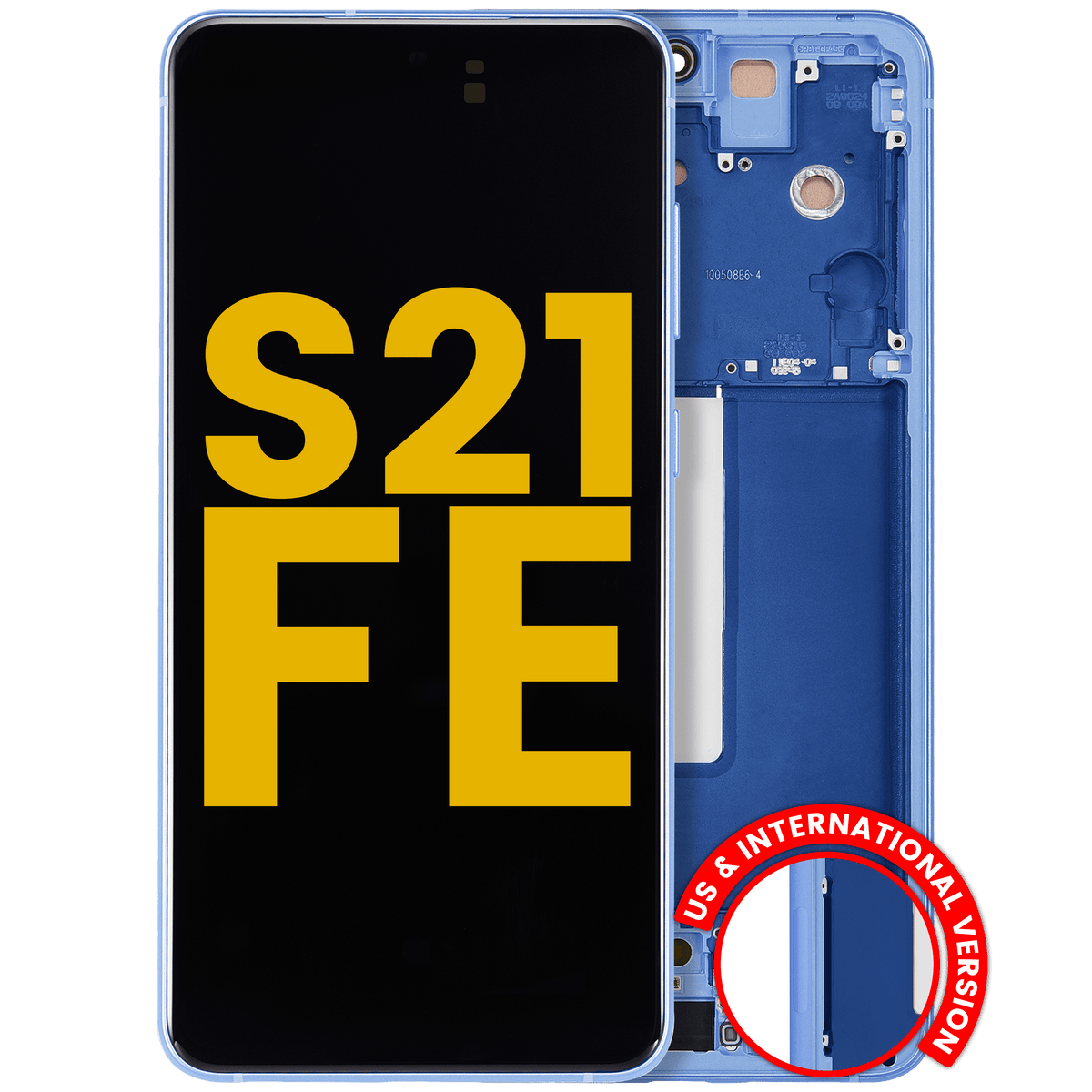 Samsung Galaxy S21 FE OEM Refurbished screen with frame Navy