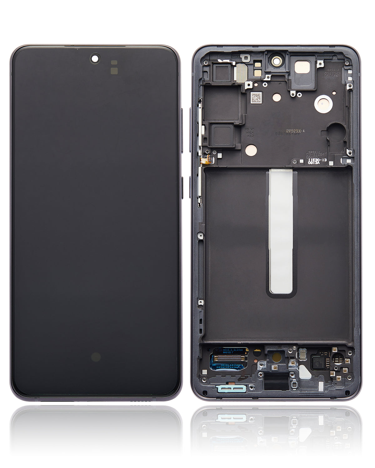 Samsung Galaxy S21 FE OEM Refurbished screen with frame Graphite