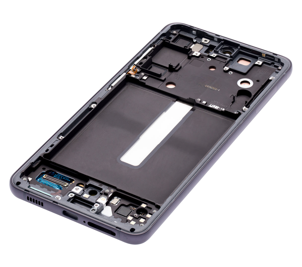 Samsung Galaxy S21 FE OEM Refurbished screen with frame Graphite detail