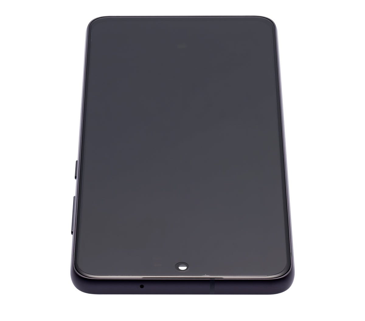 Samsung Galaxy S21 FE OEM Refurbished screen with frame Graphite detail