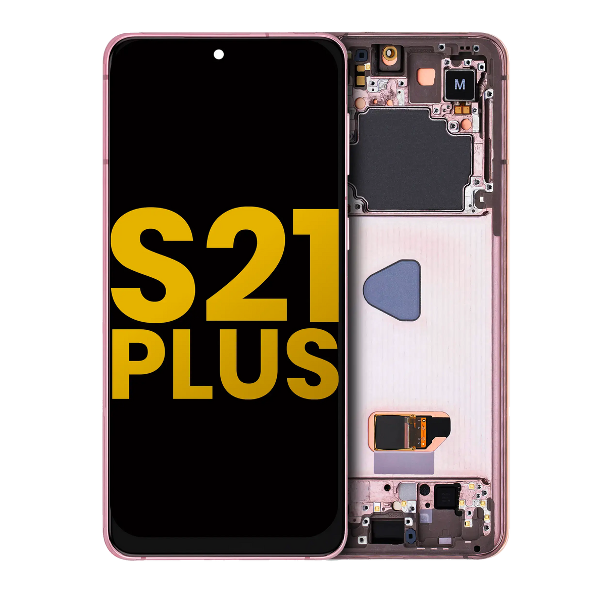 Samsung Galaxy S21 Plus OEM Refurbished screen with frame Phantom Violet / Pink / Gold