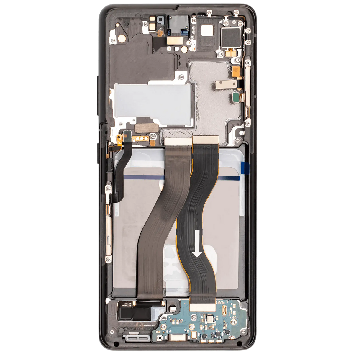 Samsung Galaxy S21 Ultra Aftermarket 120Hz screen with frame Phantom Black