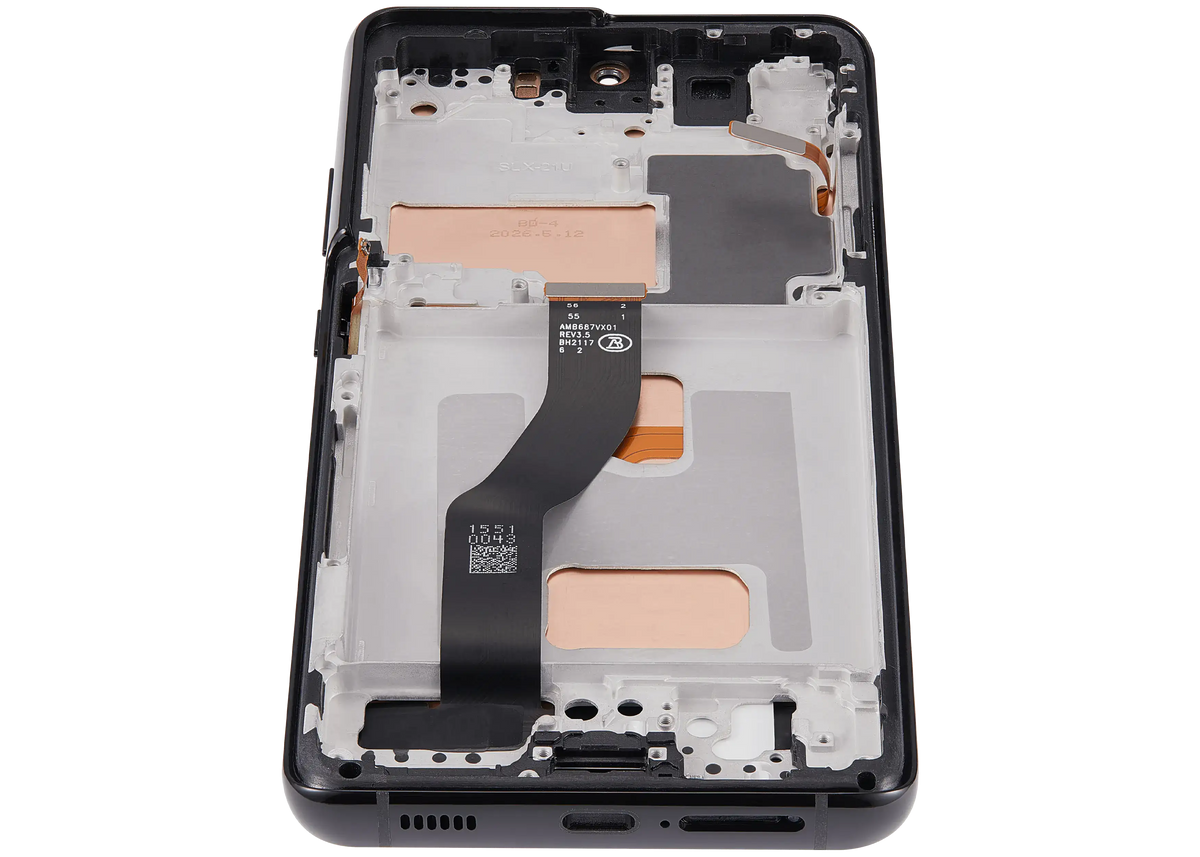 Samsung Galaxy S21 Ultra Incell screen with frame Phantom Black