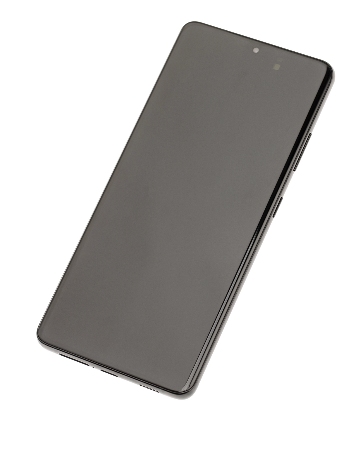 Samsung Galaxy S21 Ultra OEM Refurbished screen with frame Phantom Black detail