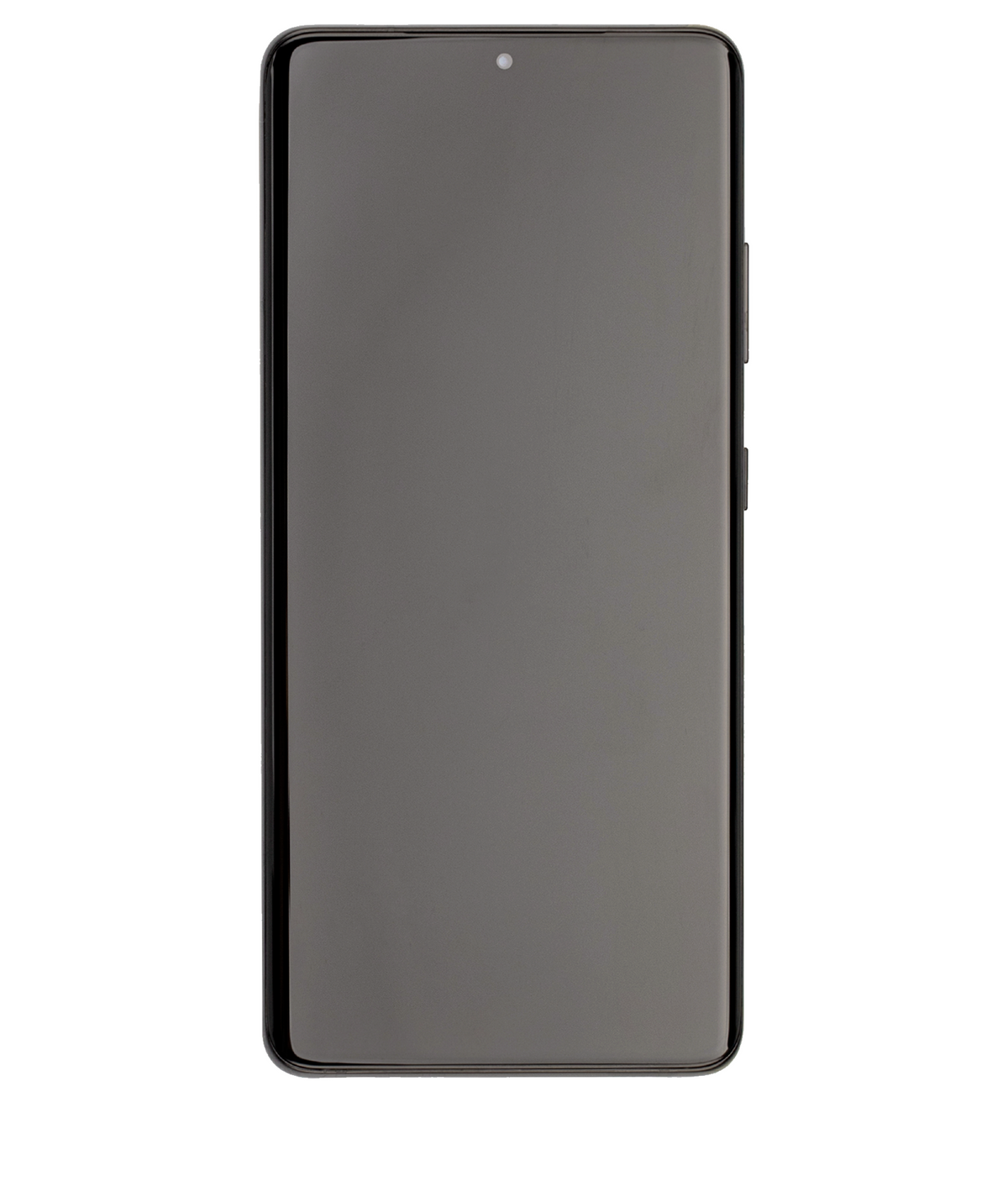 Samsung Galaxy S21 Ultra OEM Refurbished screen with frame Phantom Black detail