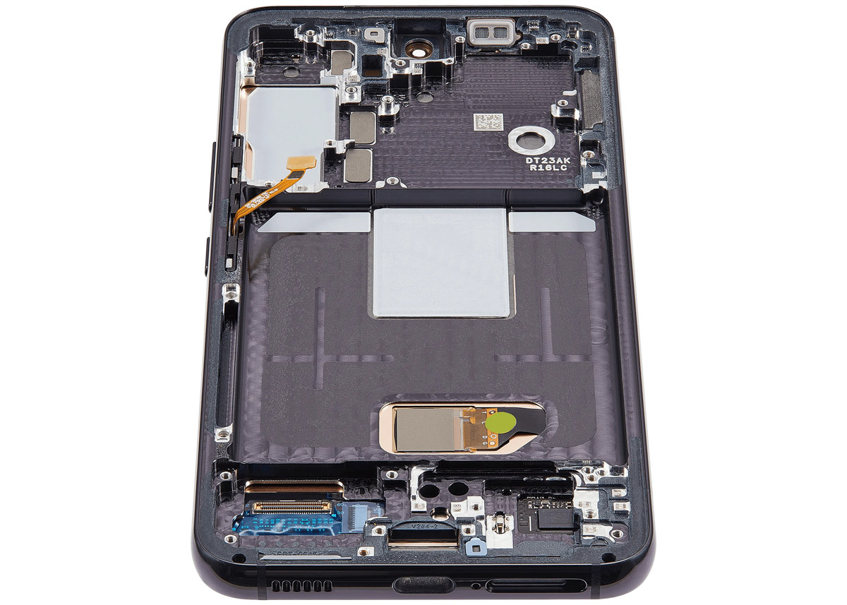 Samsung Galaxy S22 Aftermarket 120Hz screen with frame Phantom Black