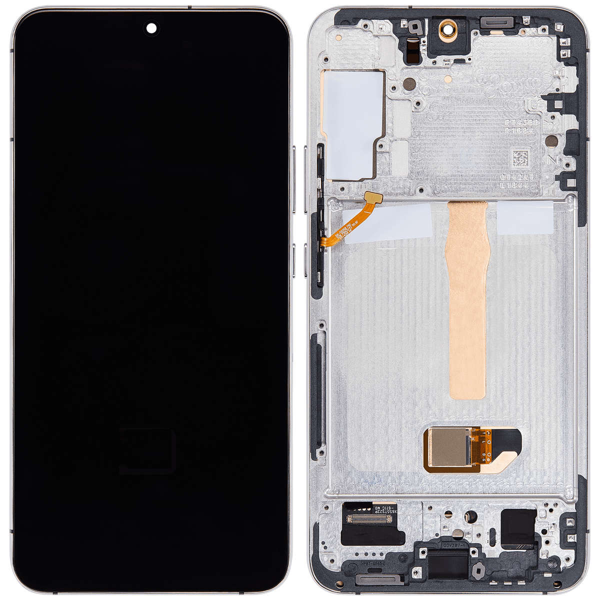Samsung Galaxy S22 Plus aftermarket-120hz screen assembly with frame White view 1
