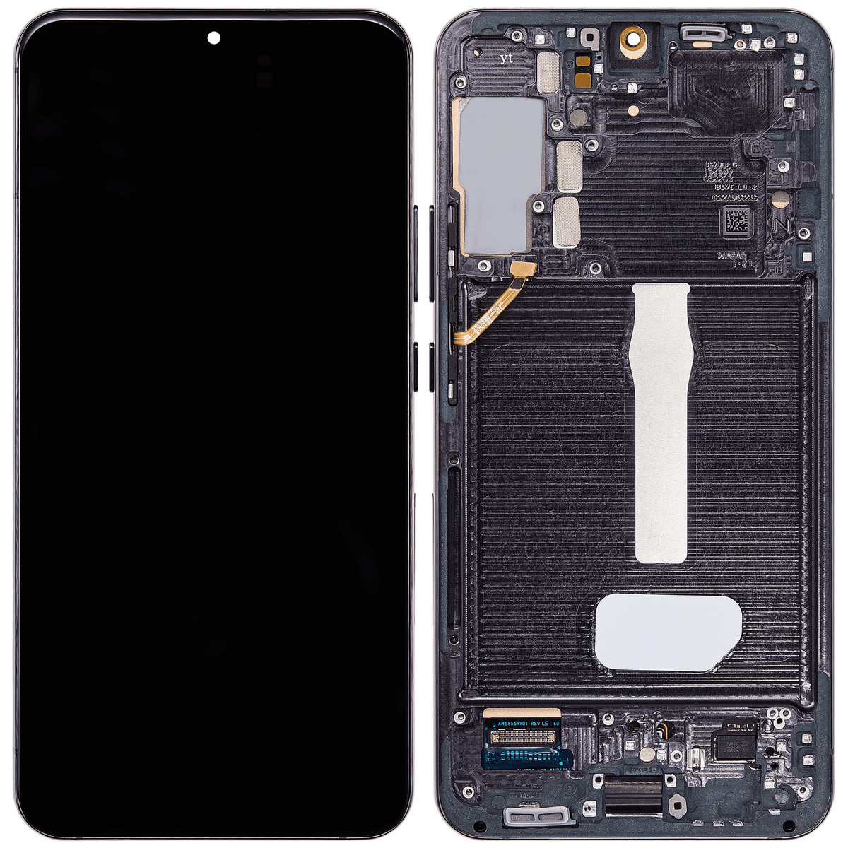 Samsung Galaxy S22 Plus oem-refurbished screen assembly with frame Phantom Black view 1