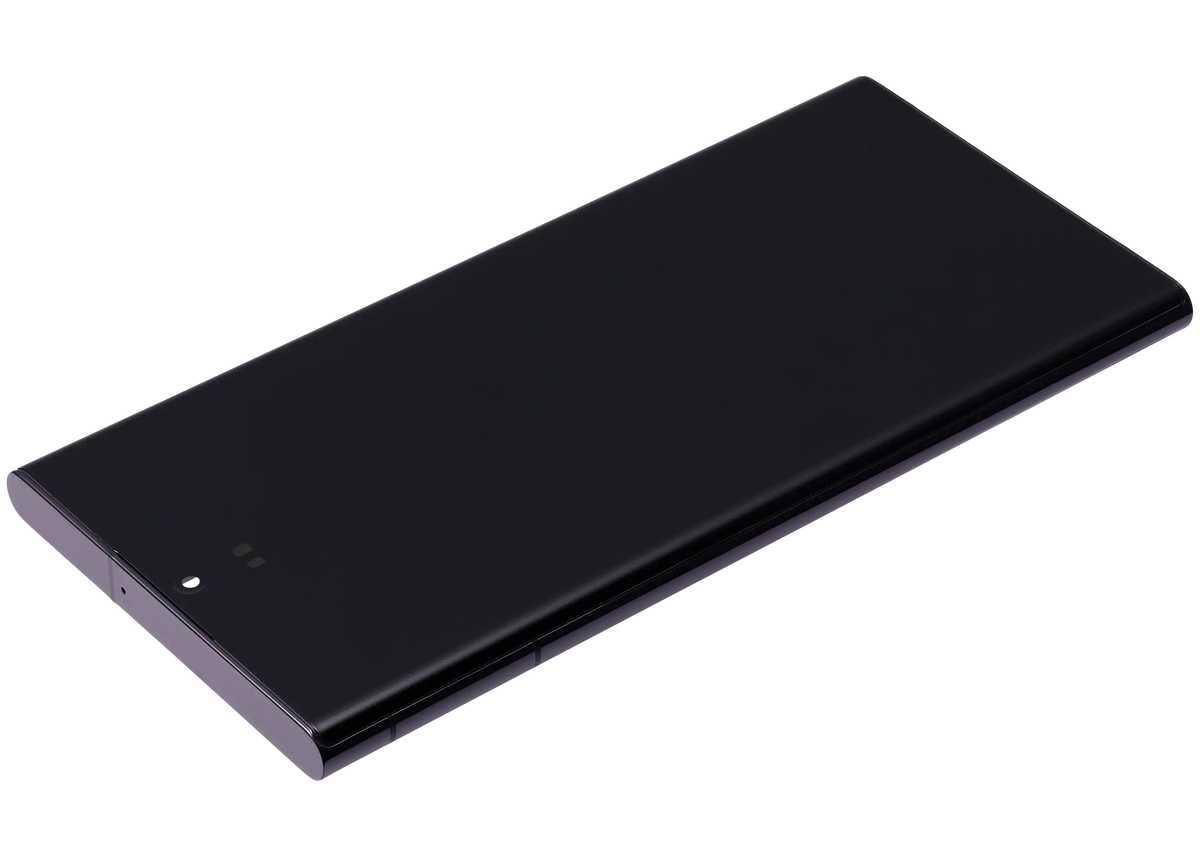 Samsung Galaxy S22 Ultra aftermarket OLED Assembly With Frame Phantom Black view 3