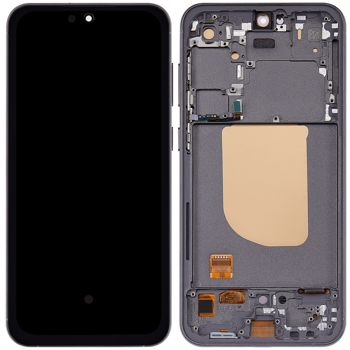 Samsung Galaxy S23 FE Aftermarket 6.43 inch OLED Assembly With Frame Graphite view 1