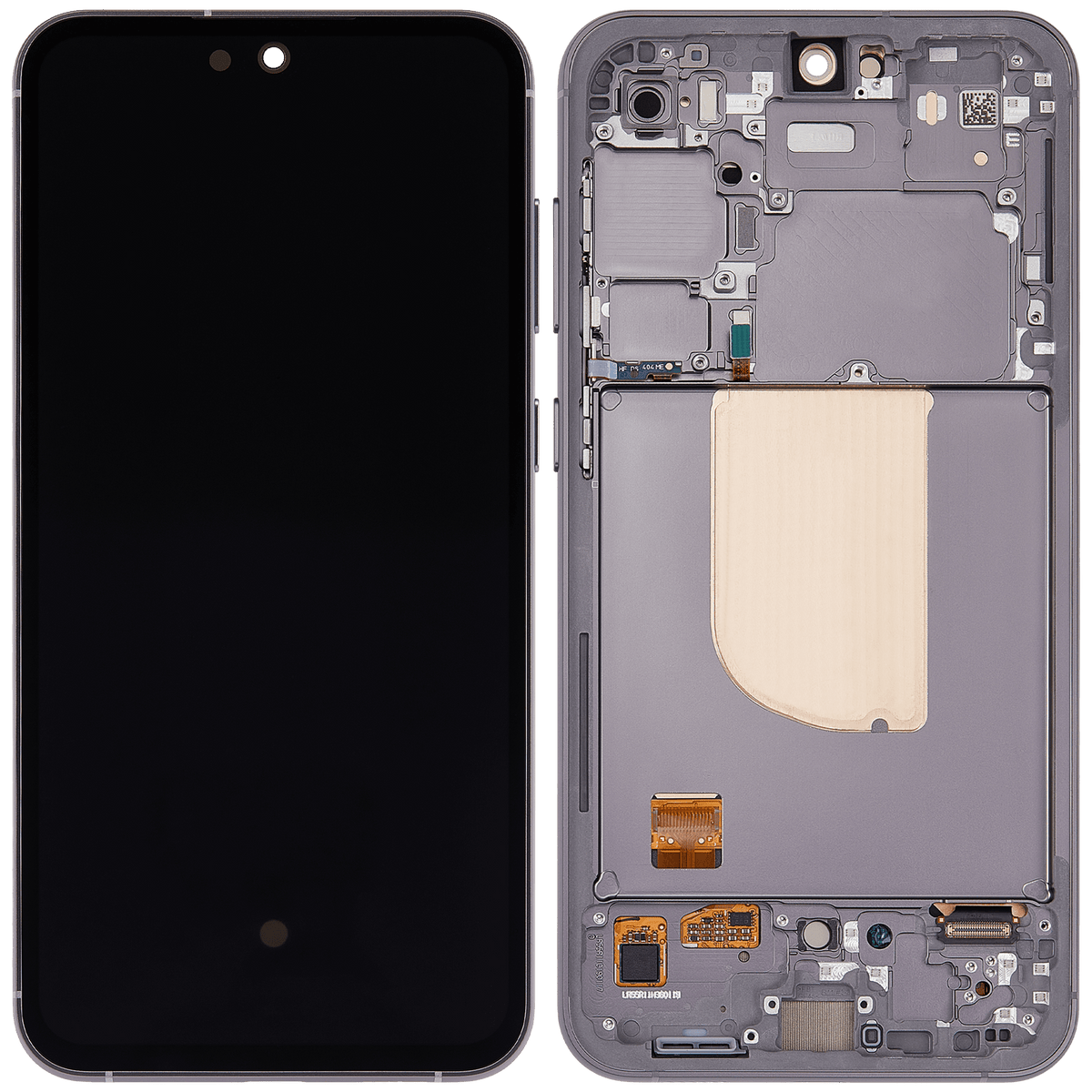 Samsung Galaxy S23 FE OEM Refurbished OLED Assembly With Frame Graphite view 1