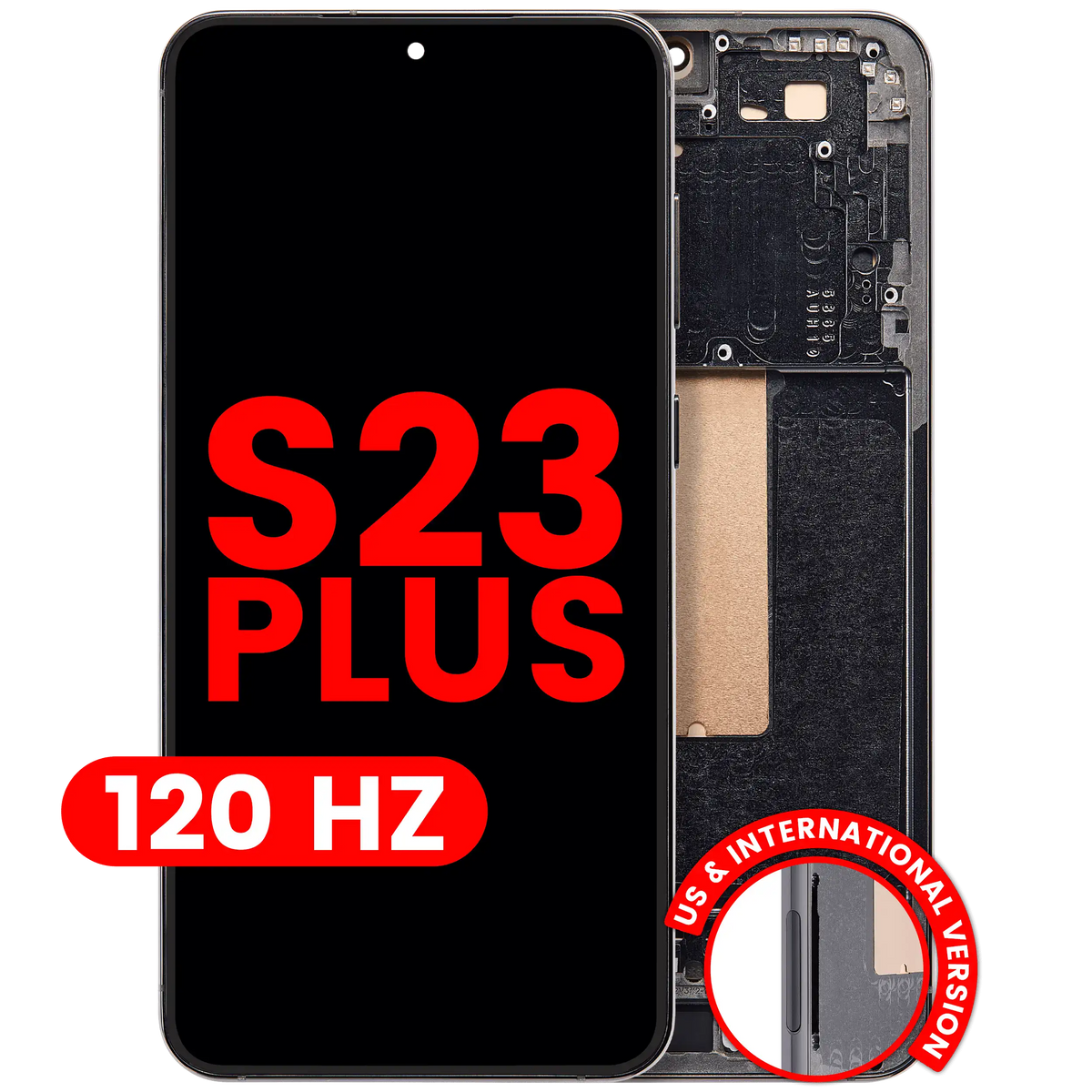 Samsung Galaxy S23 Plus Aftermarket 120Hz OLED with frame – Green
