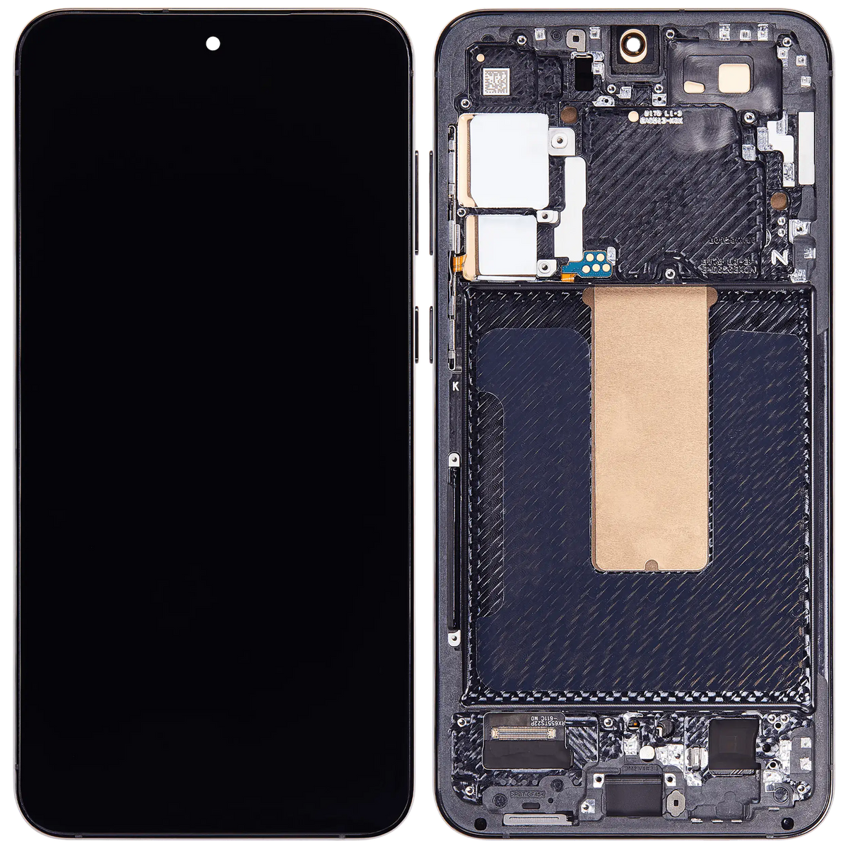 Samsung Galaxy S23 Plus Aftermarket 120Hz OLED with frame – Phantom Black detail