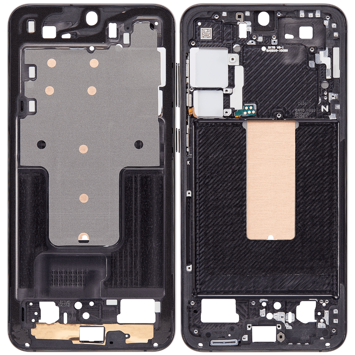 Samsung Galaxy S23 Plus frame – Phantom Black detail