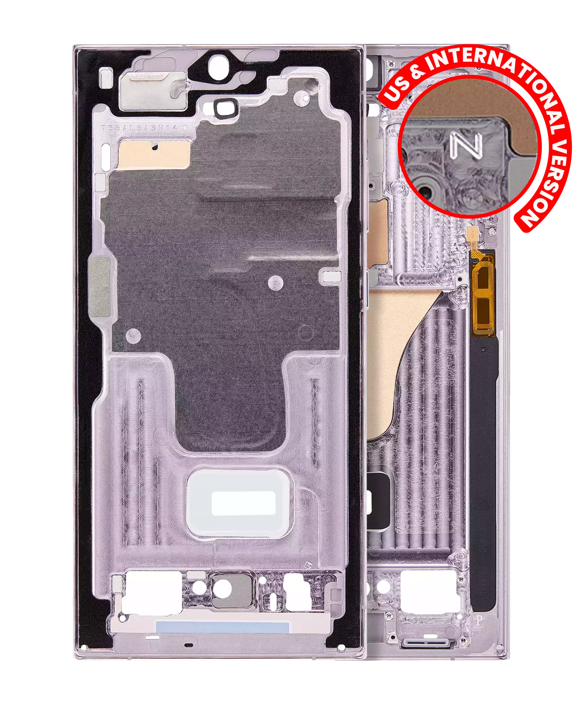 Samsung Galaxy S23 Ultra 5G Mid-Frame Housing (US & International Version) Lavender