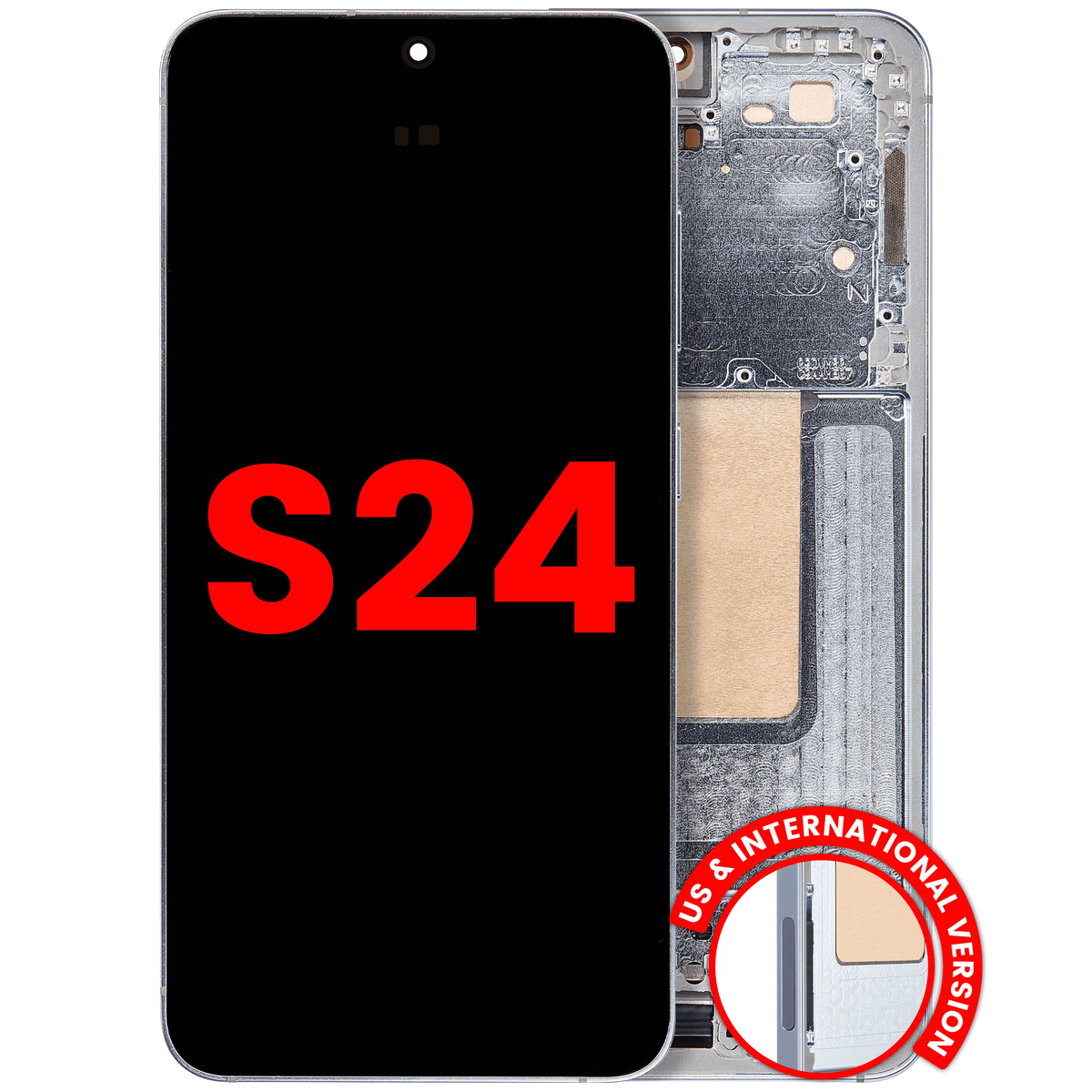 Samsung Galaxy S24 Aftermarket 120Hz OLED with frame — Sapphire Blue