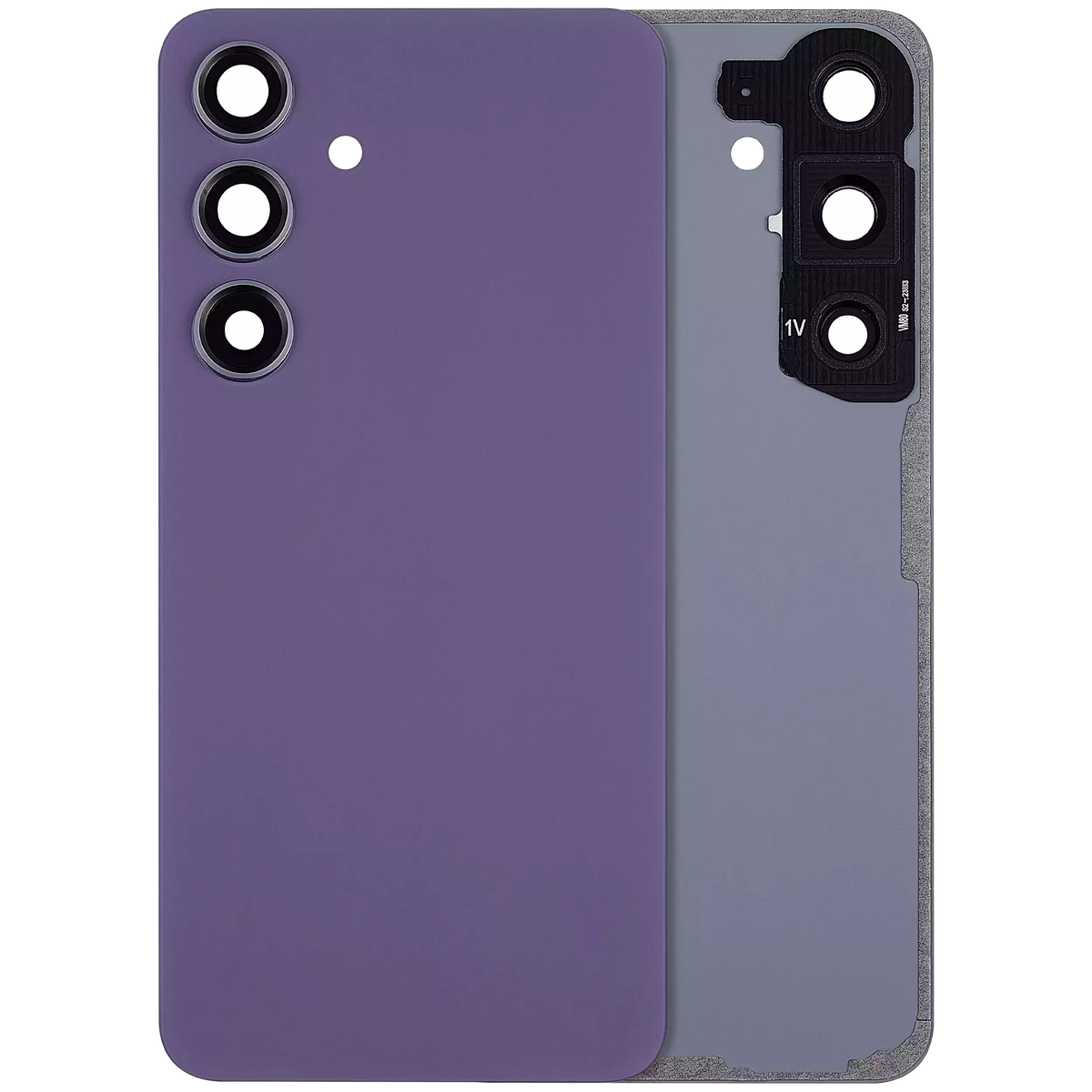 Samsung Galaxy S24 5G Back Cover Glass With Camera Lens (No Logo) Cobalt Violet