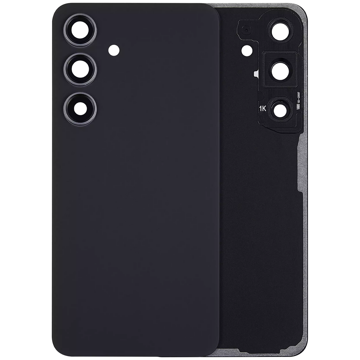 Samsung Galaxy S24 5G Back Cover Glass With Camera Lens (No Logo) Onyx Black