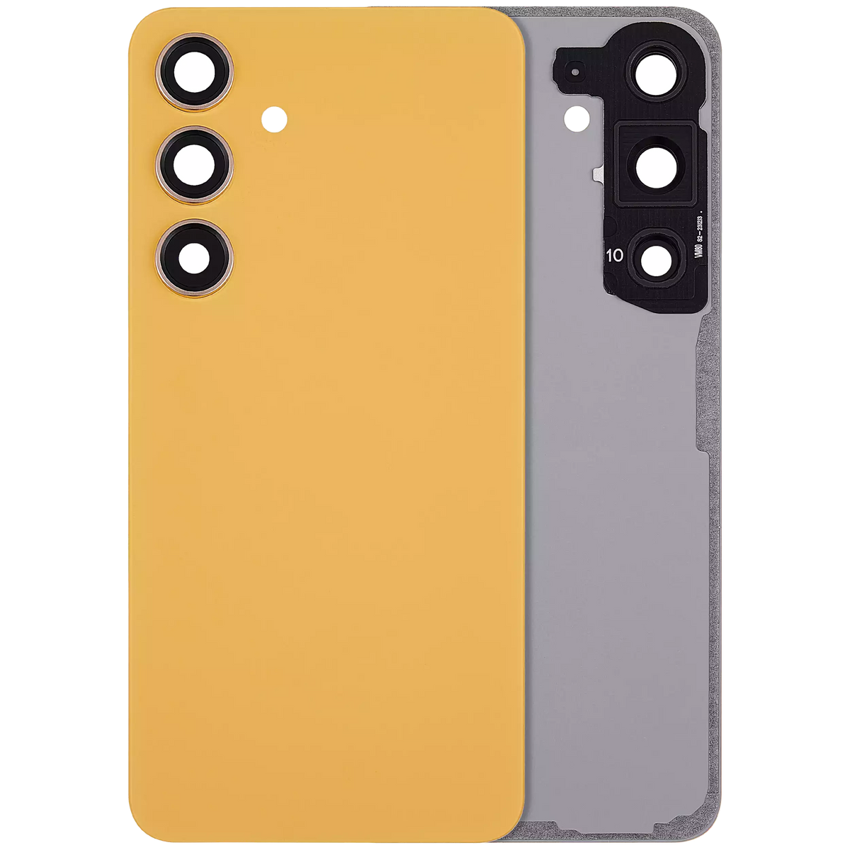 Samsung Galaxy S24 5G Back Cover Glass With Camera Lens (No Logo) Sandstone Orange