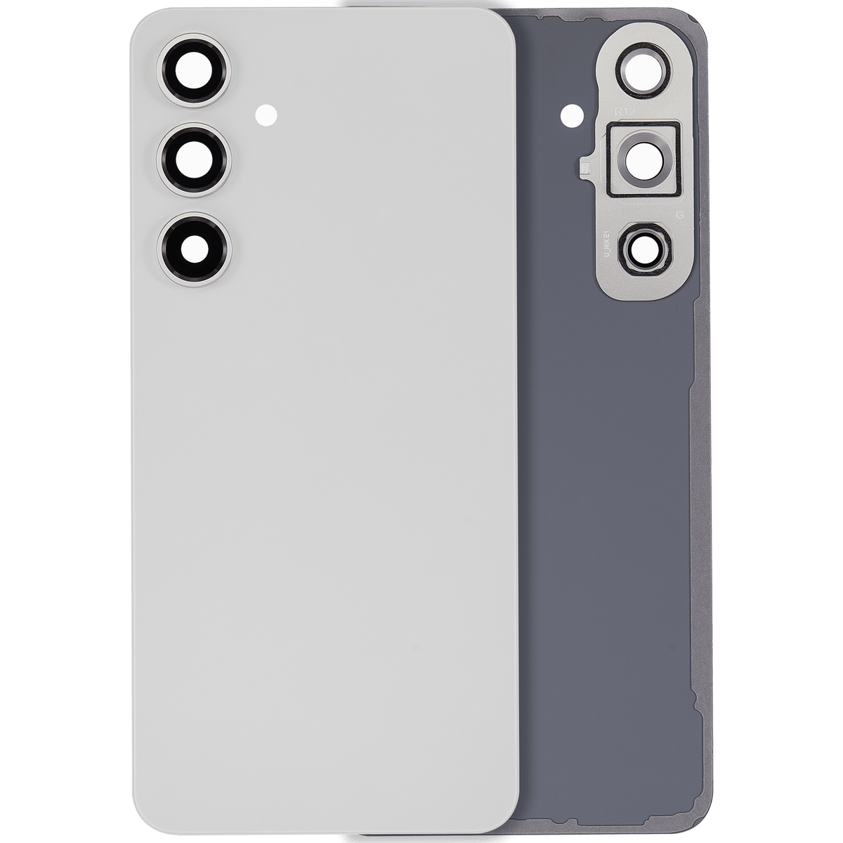 Samsung Galaxy S24 FE Back Cover Glass With Camera Lens (No Logo) - Gray