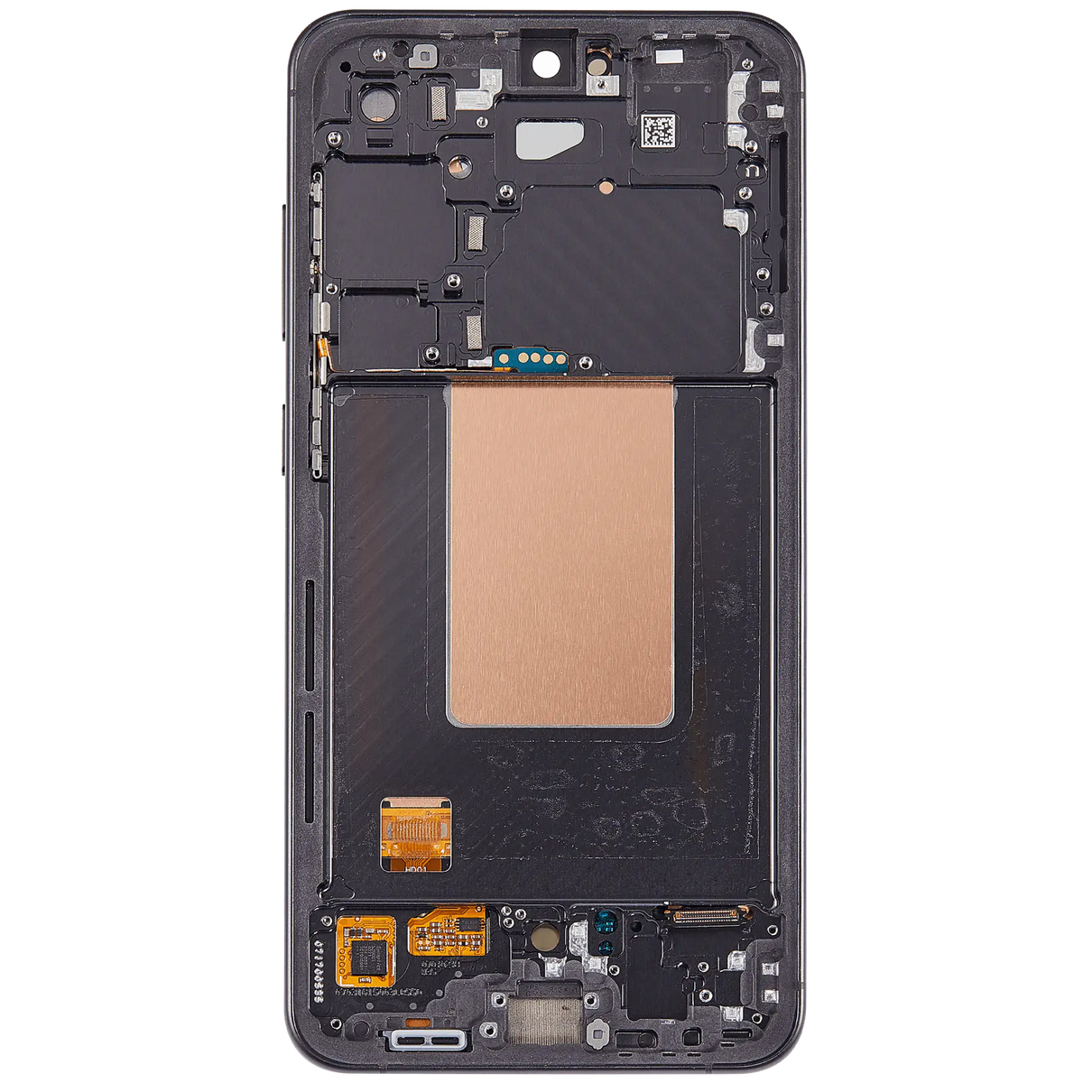 Samsung Galaxy S24 FE OEM Refurbished OLED with frame — Graphite detail 3