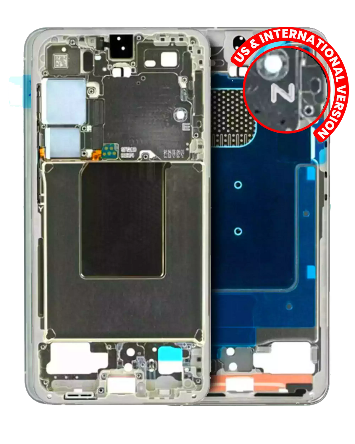 Samsung Galaxy S24 5G Mid-Frame Housing (US & International Version) Amber Yellow