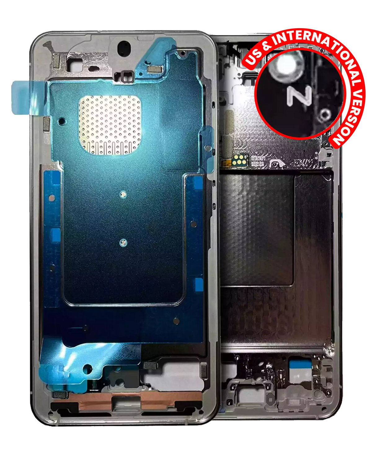 Samsung Galaxy S24 5G Mid-Frame Housing (US & International Version) Marble Grey