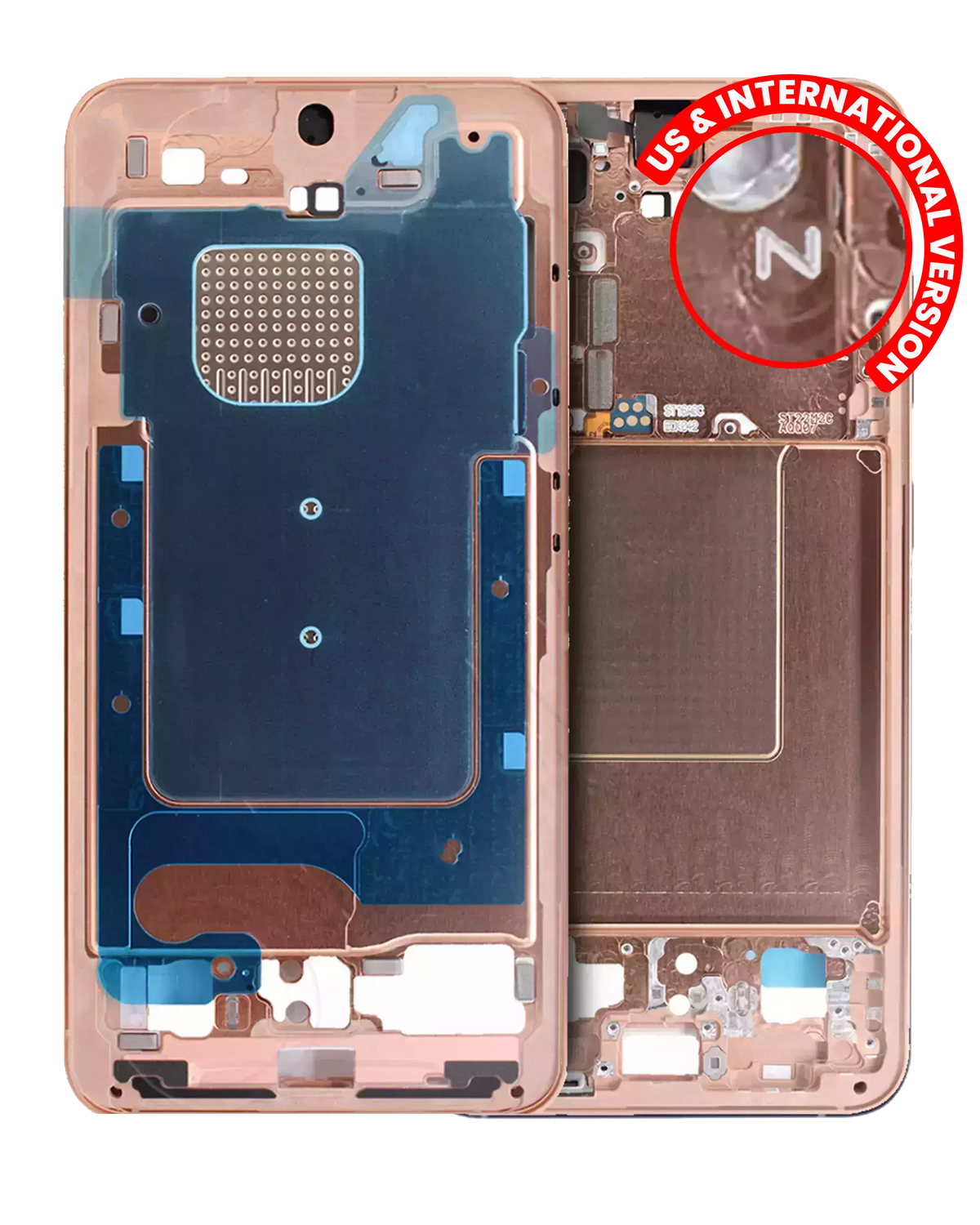 Samsung Galaxy S24 5G Mid-Frame Housing (US & International Version) Sandstone Orange